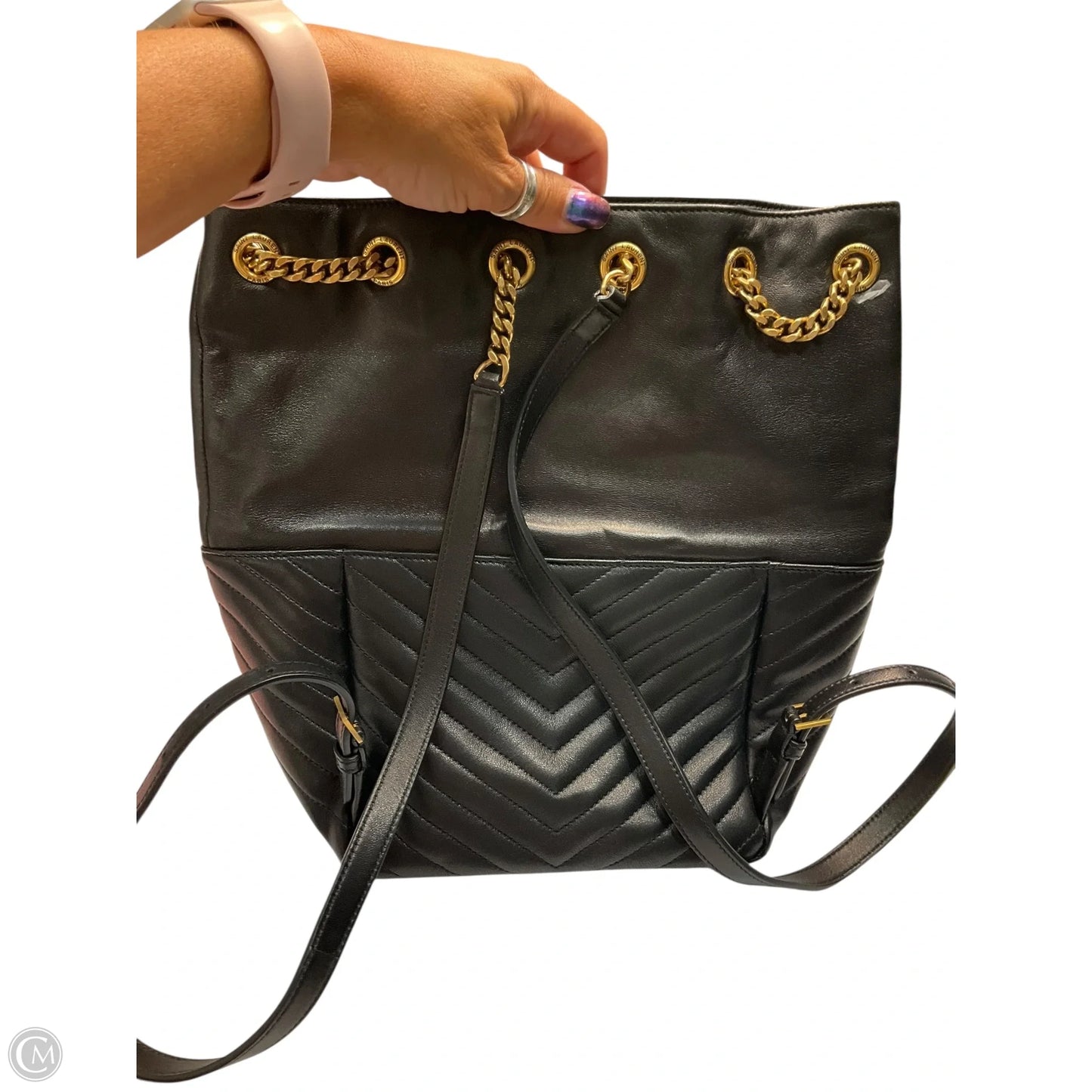 Backpack Luxury Designer By Yves Saint Laurent, Size: Medium