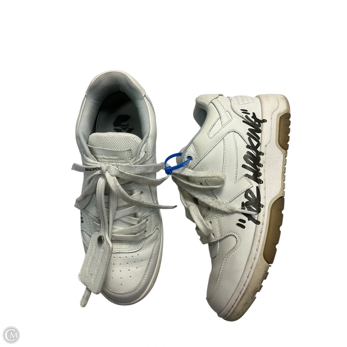 Shoes Luxury Designer By Off-white In White, Size: 9