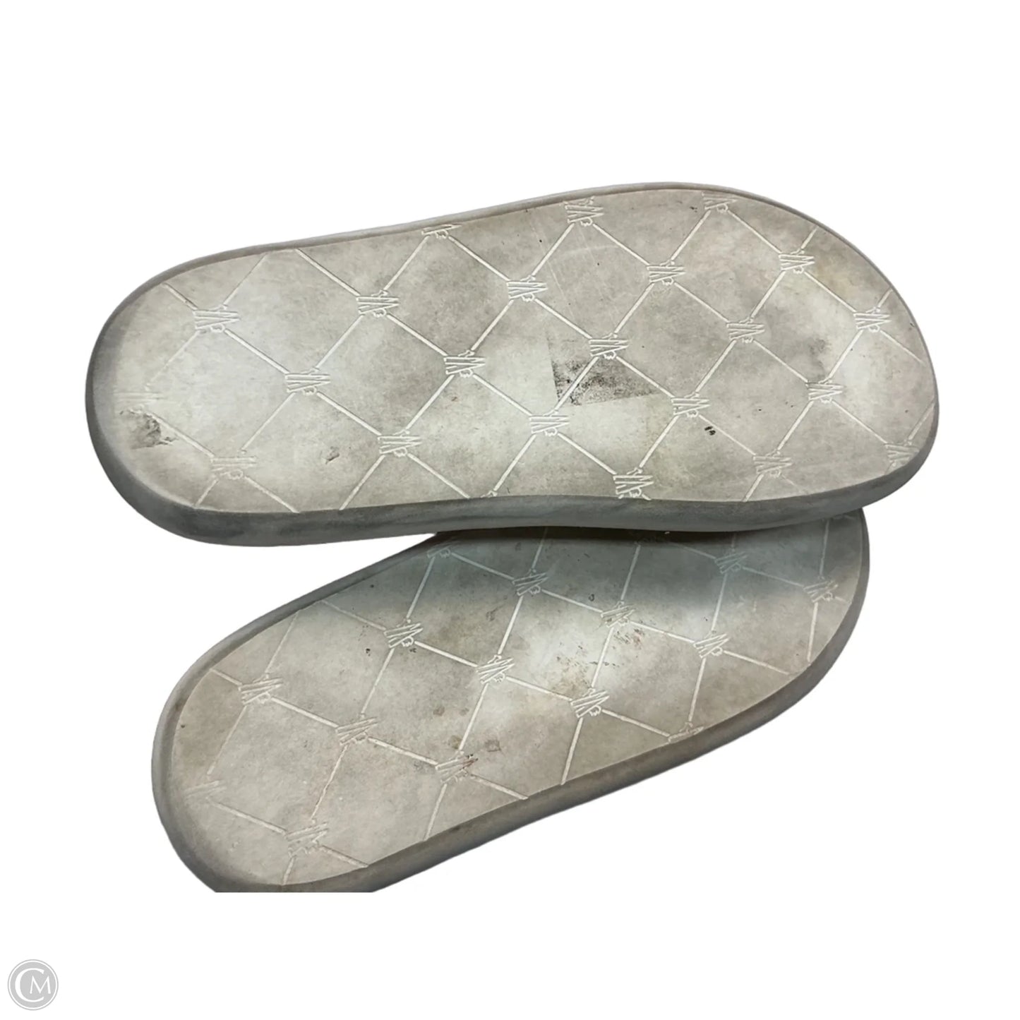 Sandals Luxury Designer By Moncler In Red, Size: 9