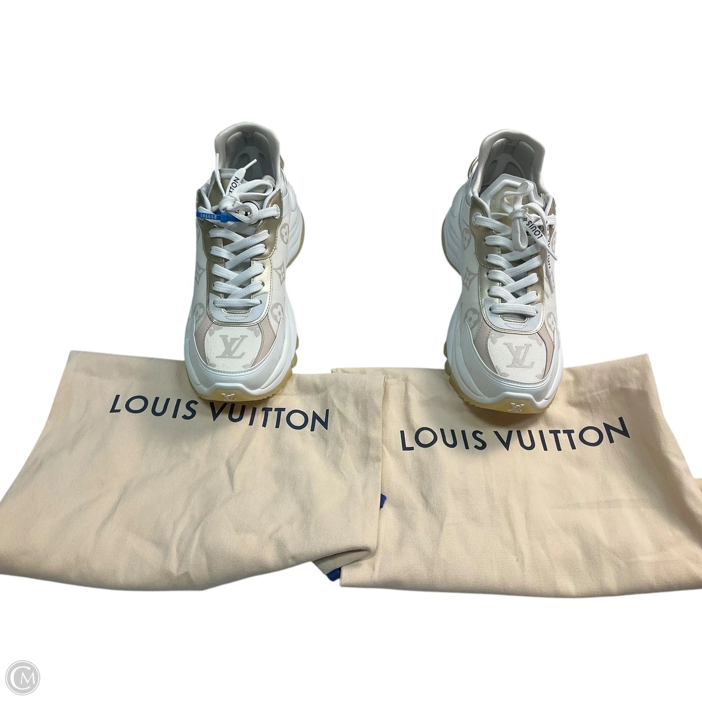Shoes Luxury Designer By Louis Vuitton In White, Size: 9
