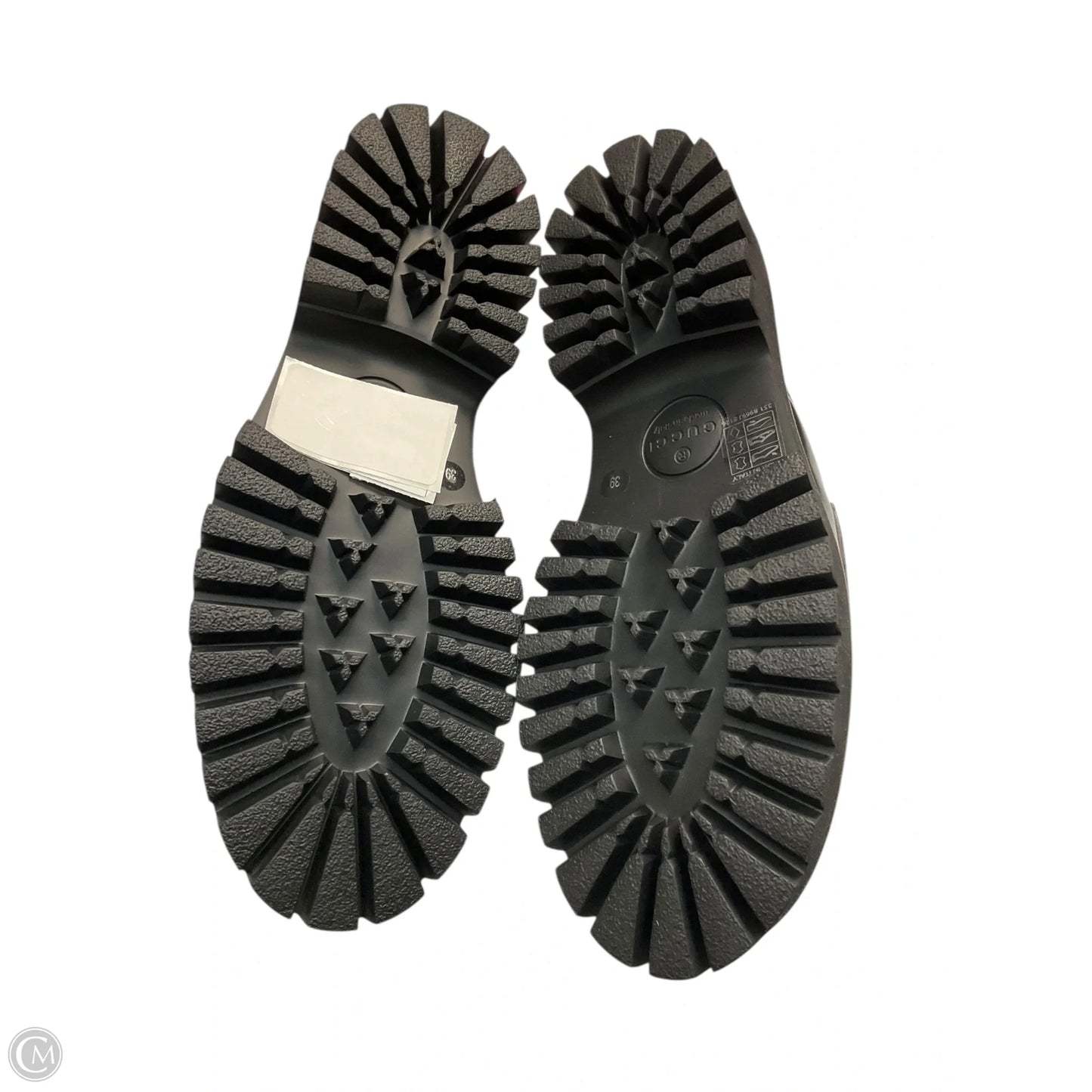 Shoes Luxury Designer By Gucci In Black, Size: 9