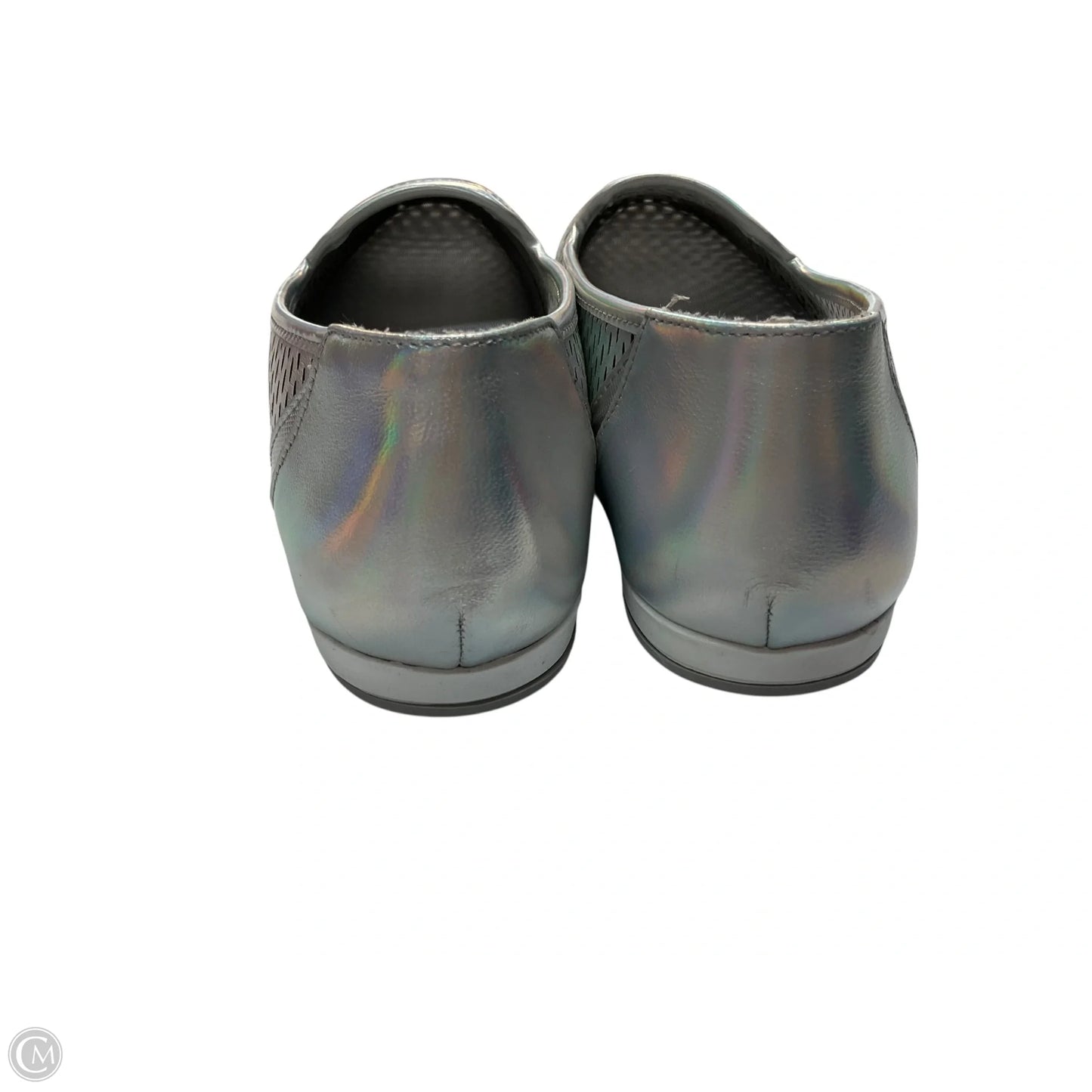 Shoes Flats By Aerosoles In Silver, Size: 9