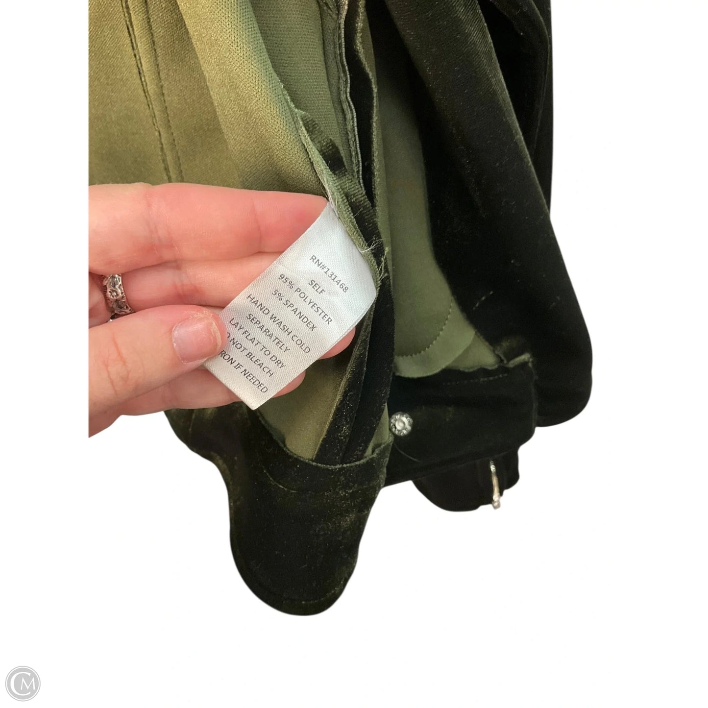 Jacket Moto By Fate In Green, Size: L