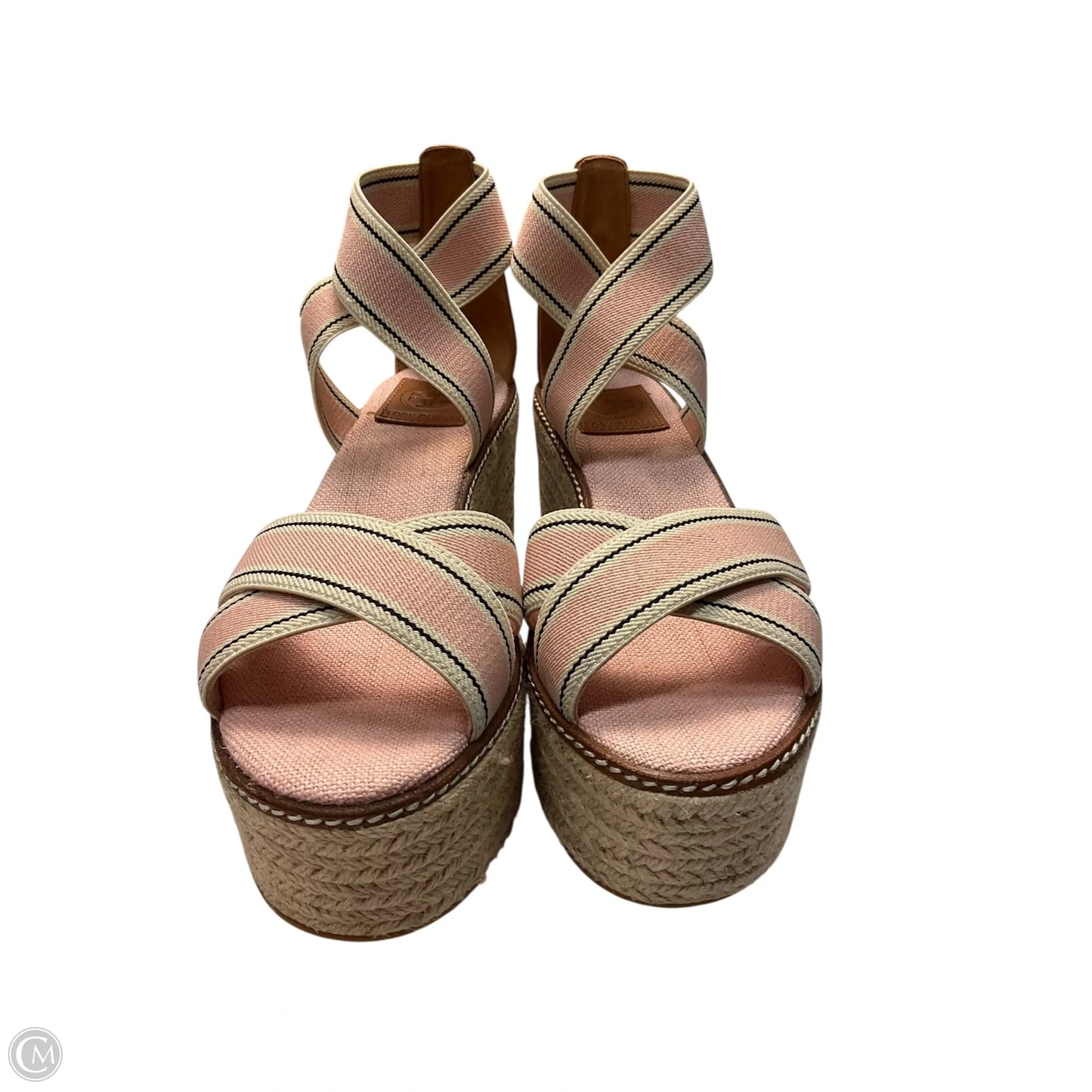 Sandals Designer By Tory Burch In Pink, Size: 7.5
