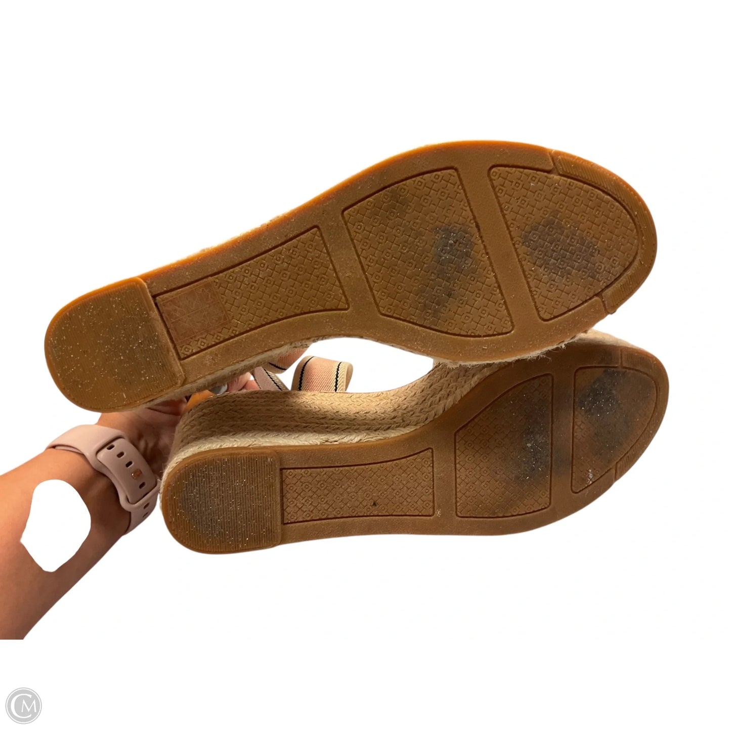 Sandals Designer By Tory Burch In Pink, Size: 7.5