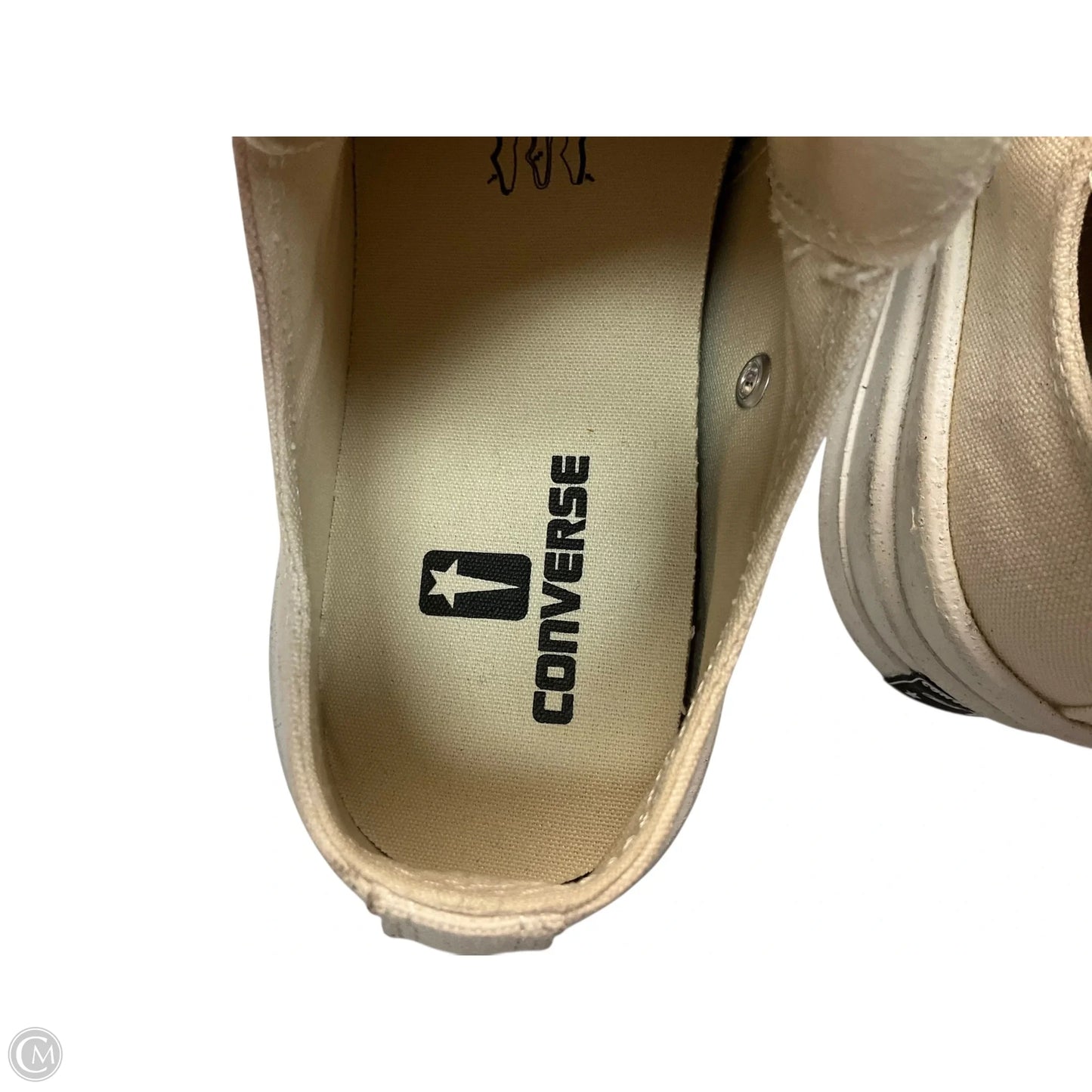 Shoes Athletic By Converse In Cream, Size: 8