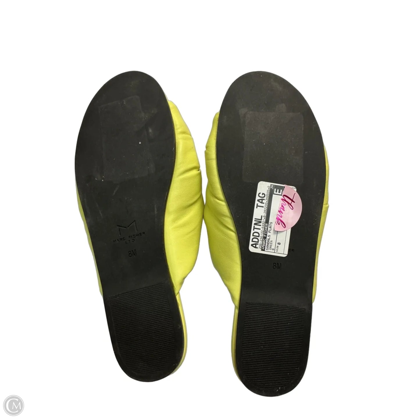 Sandals Flats By Marc Fisher In Green, Size: 8