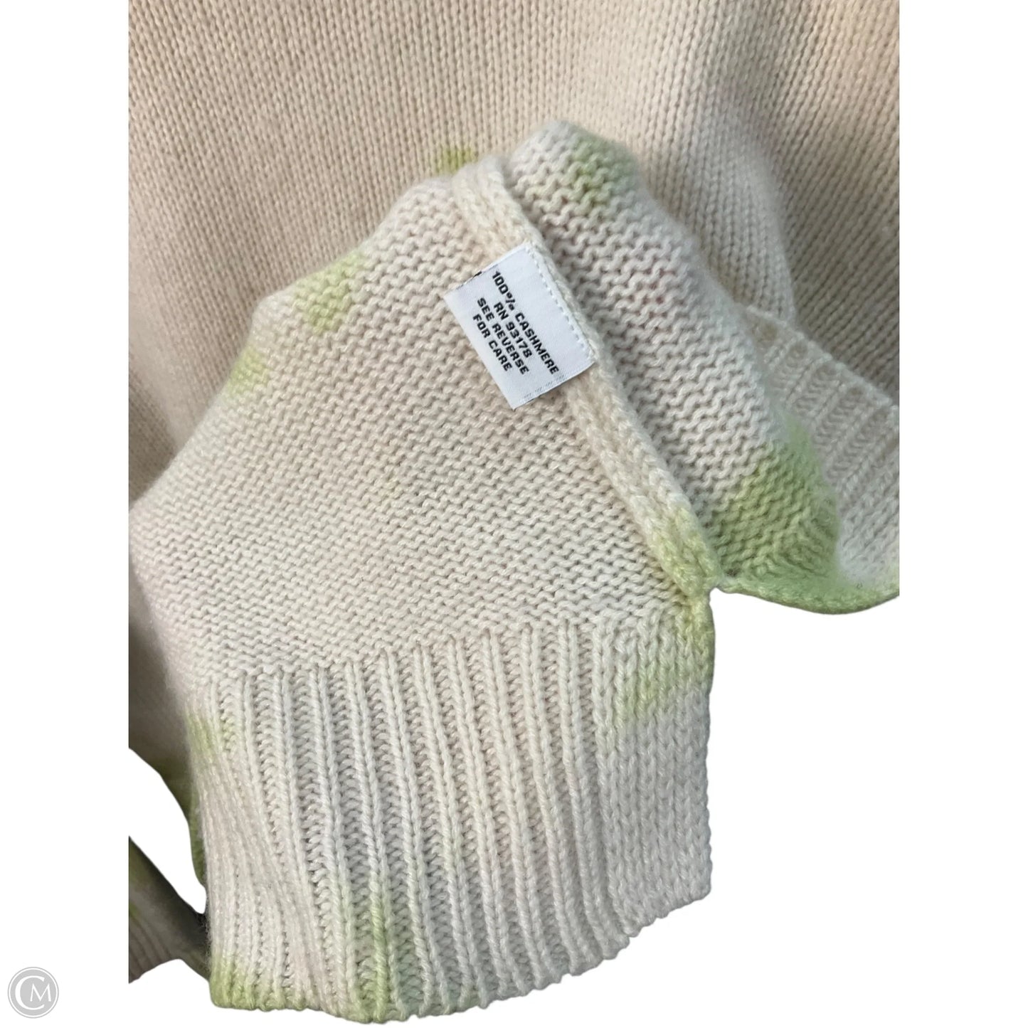 Sweater Cashmere By Saks Fifth Avenue In White, Size: Xs