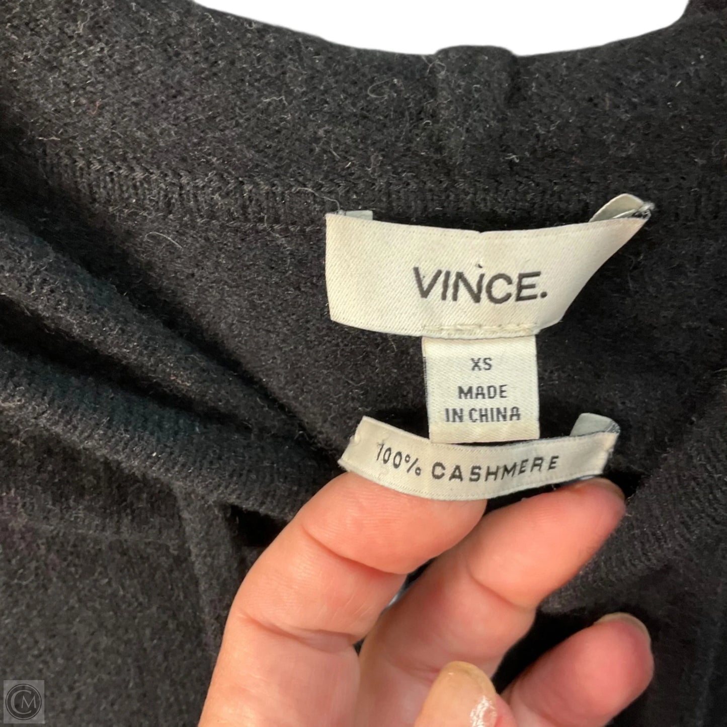 Sweater Cashmere By Vince In Black, Size: Xs