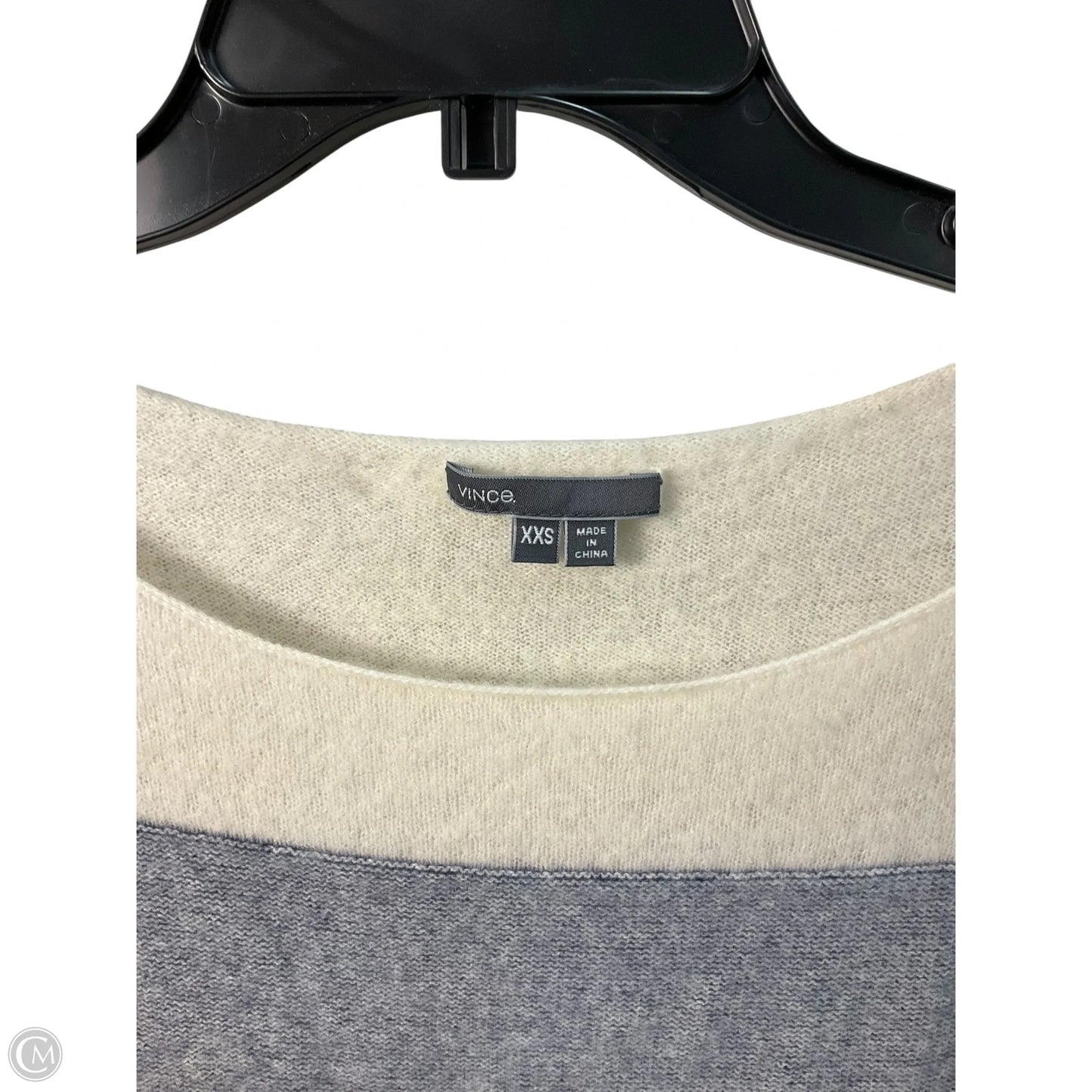 Sweater Cashmere By Vince In Grey, Size: Xxs