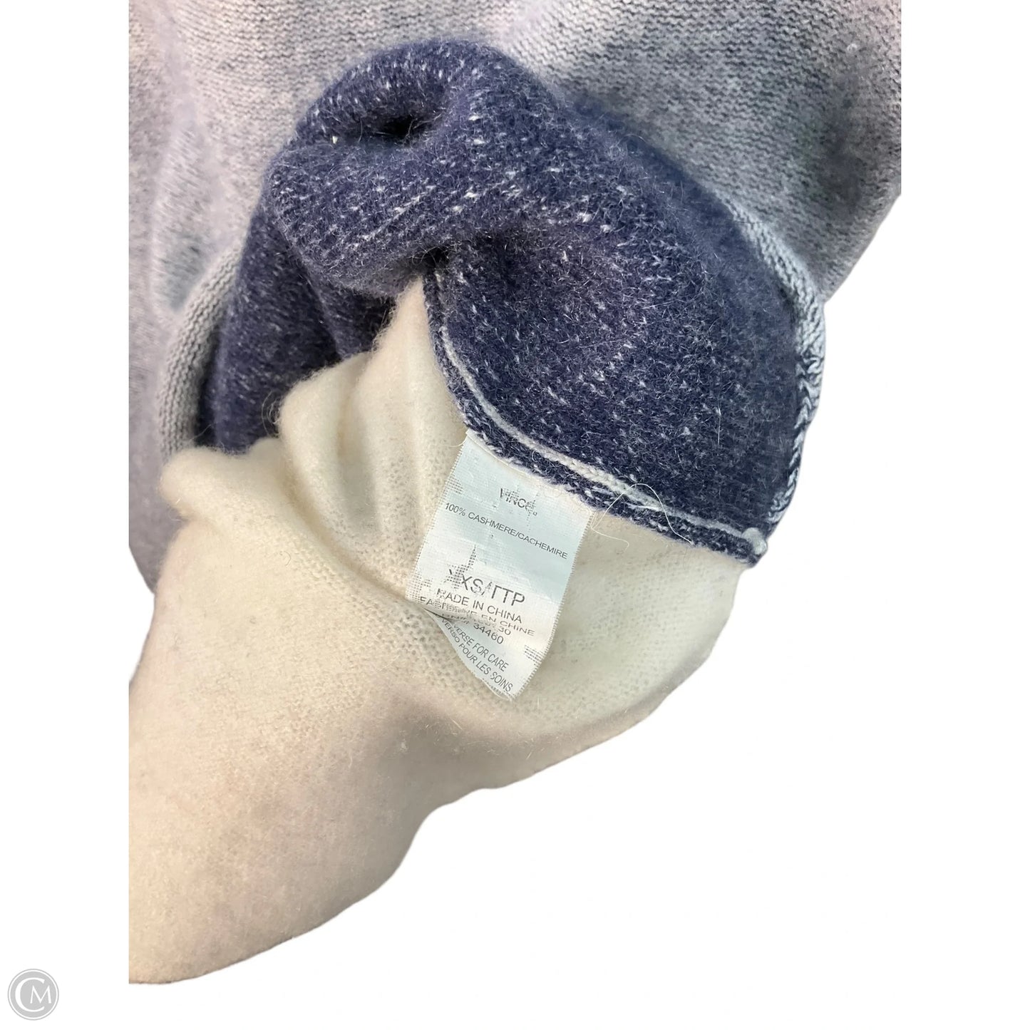 Sweater Cashmere By Vince In Grey, Size: Xxs