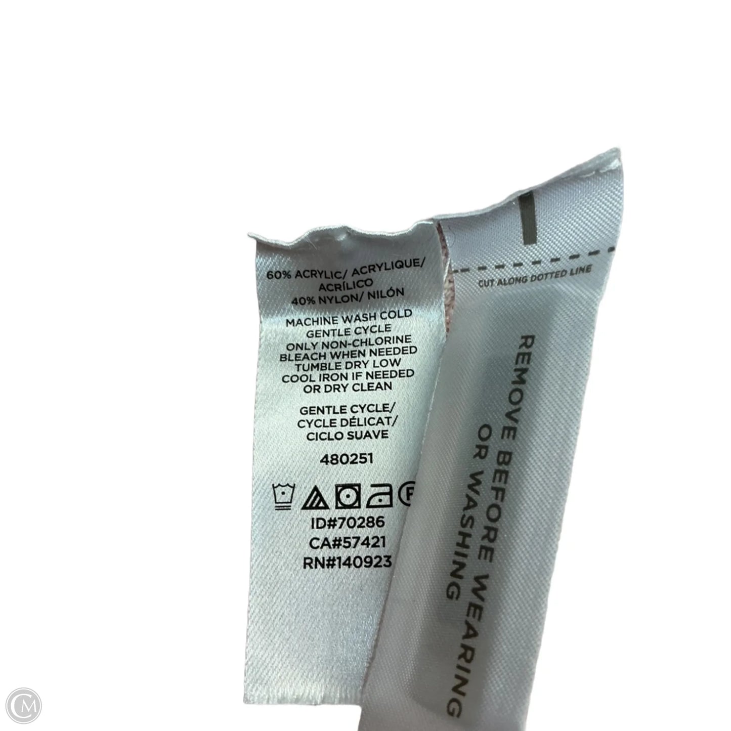 Top Long Sleeve By Loft In Pink, Size: Xl