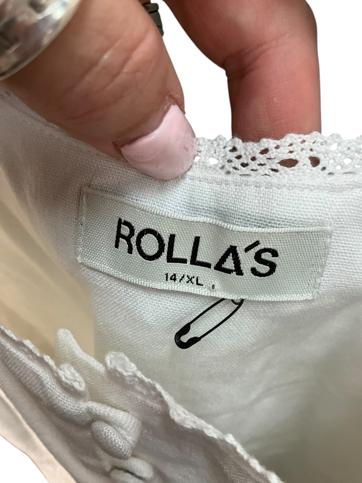 Top Sleeveless By Rollas Size: Xl
