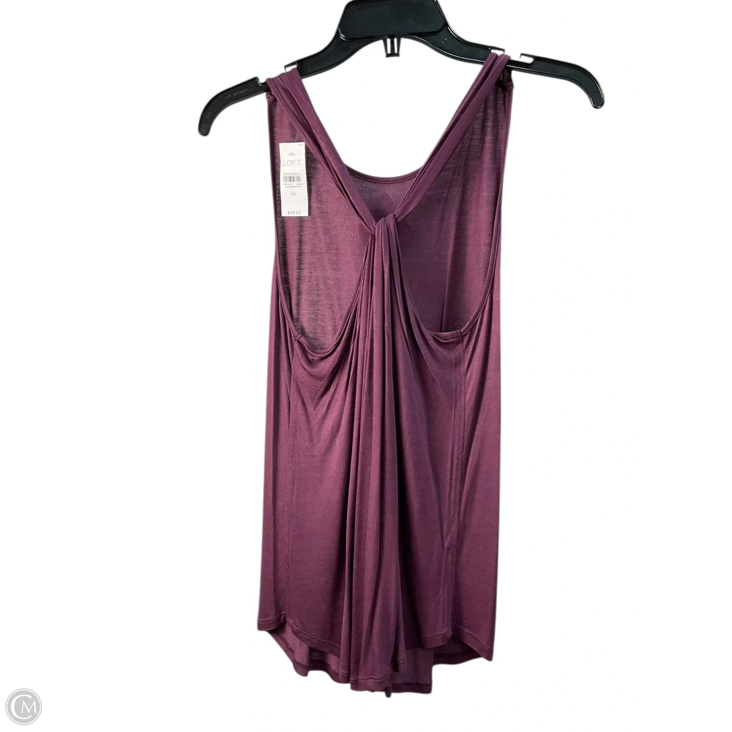 Top Sleeveless Basic By Loft In Purple, Size: Xs