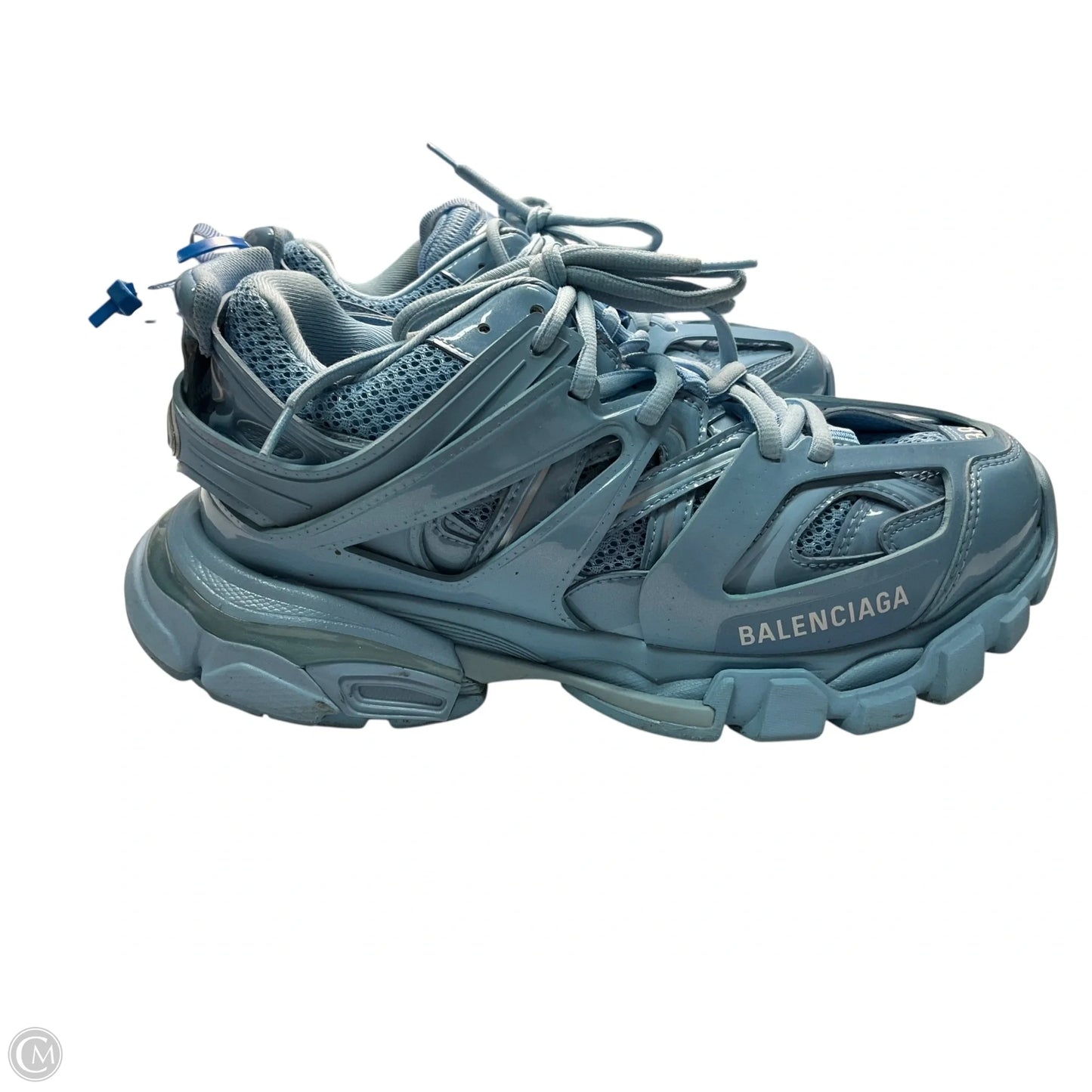 Shoes Luxury Designer By Balenciaga In Blue, Size: 8
