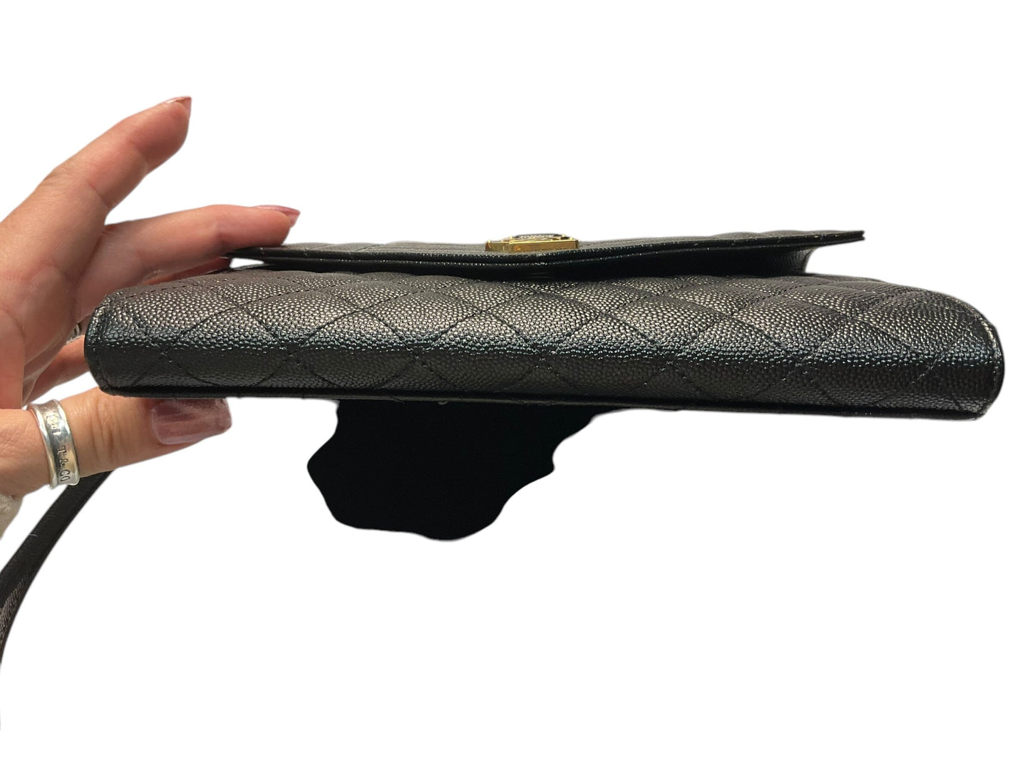 Wristlet Luxury Designer By Yves Saint Laurent Size: Small