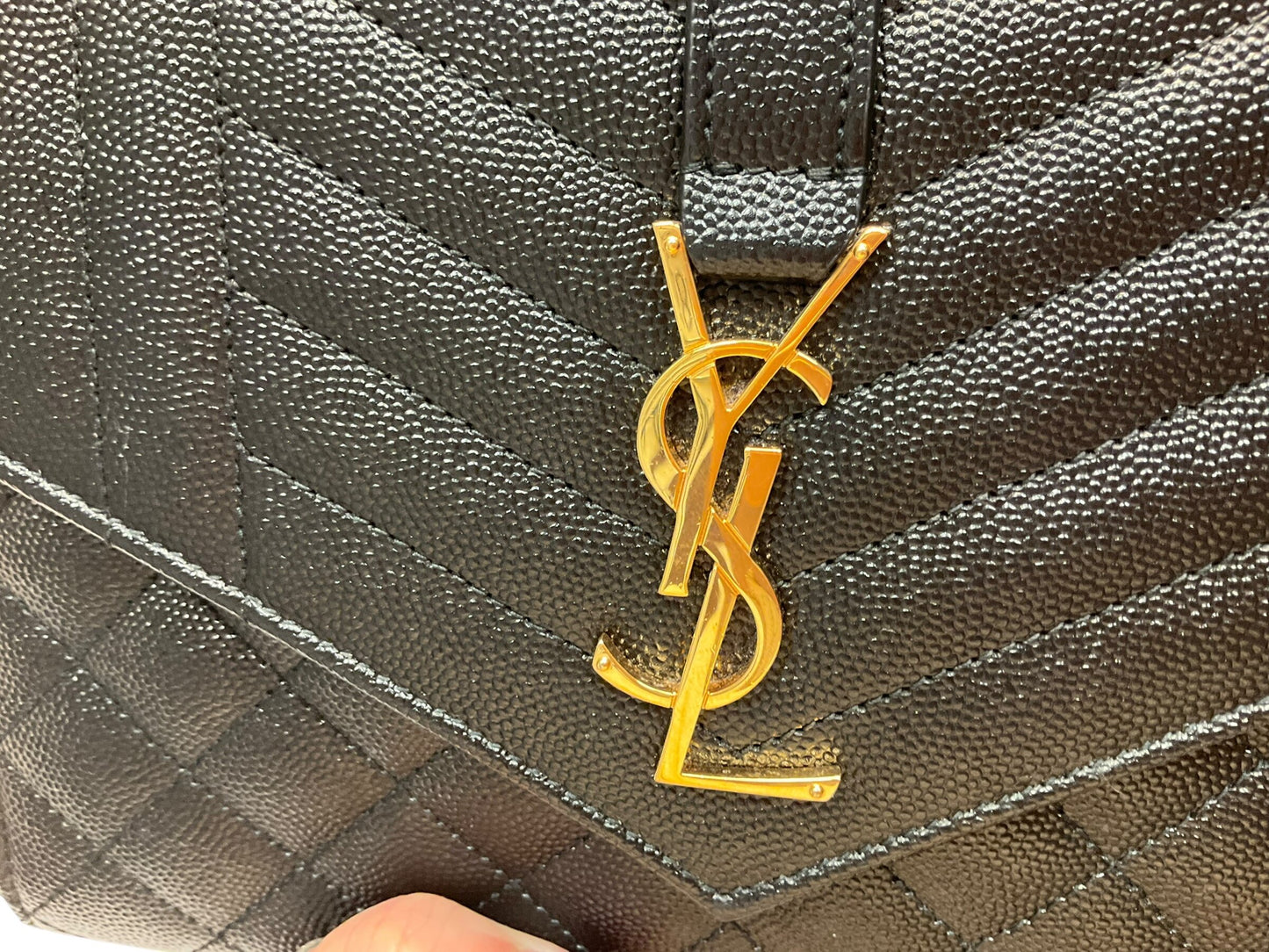 Wristlet Luxury Designer By Yves Saint Laurent Size: Small