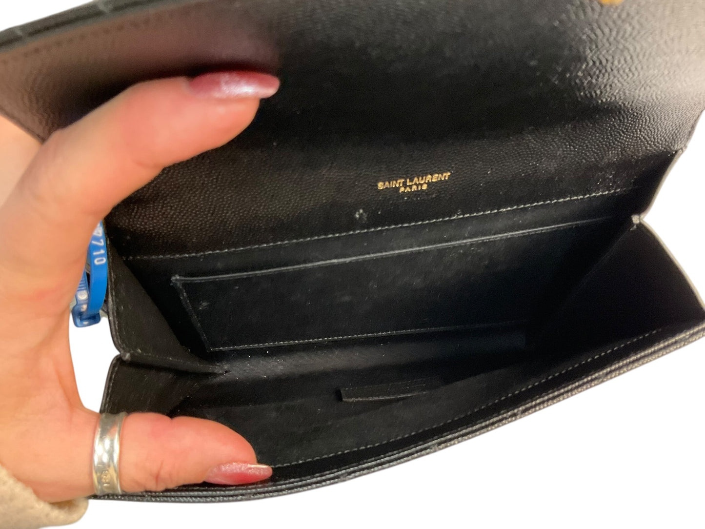 Wristlet Luxury Designer By Yves Saint Laurent Size: Small