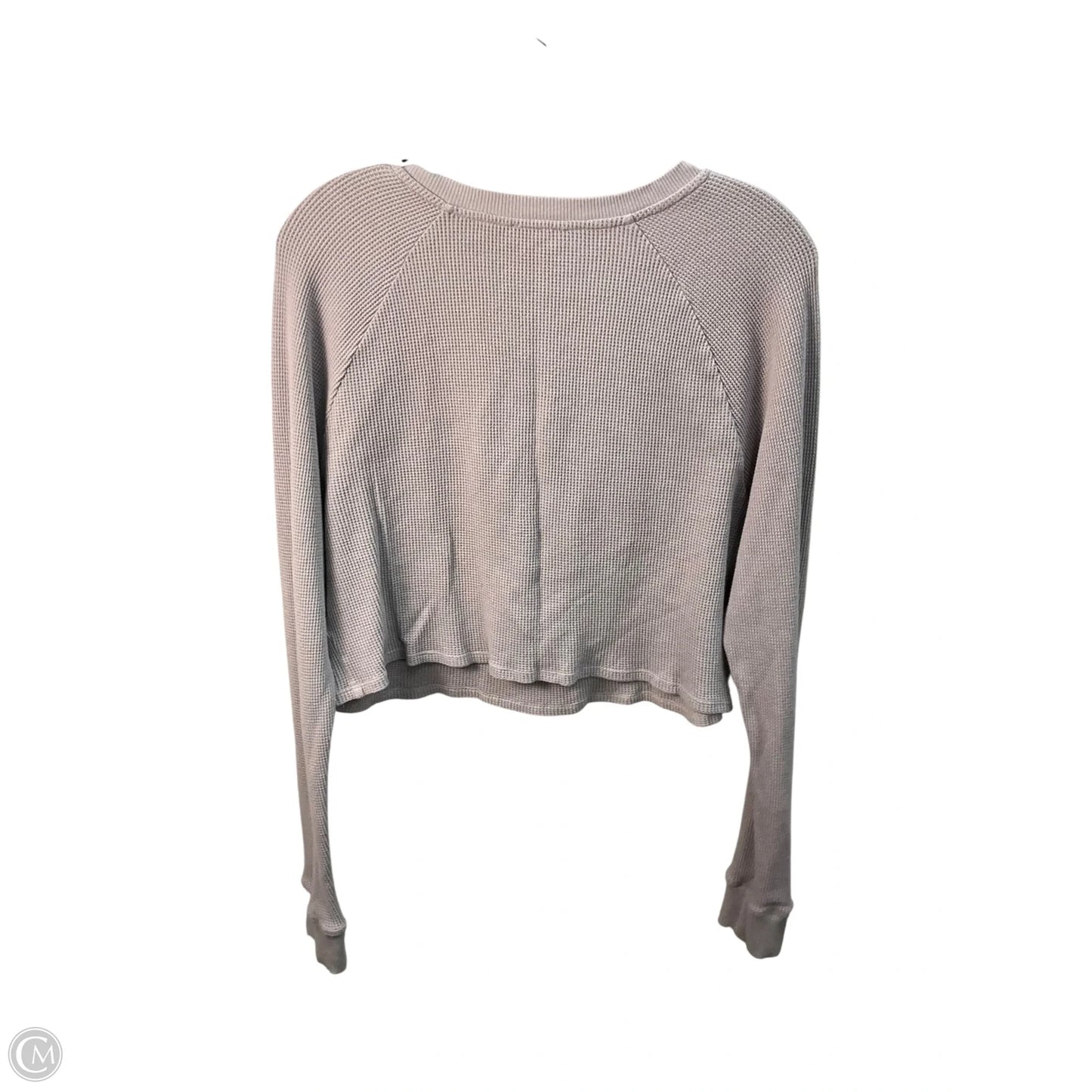 Top Long Sleeve Basic By Good American In Grey, Size: S