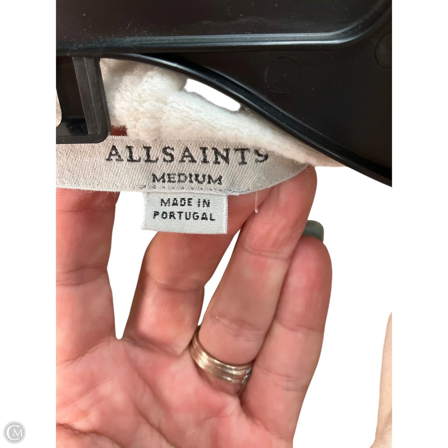 Jacket Designer By All Saints In Ivory, Size: M