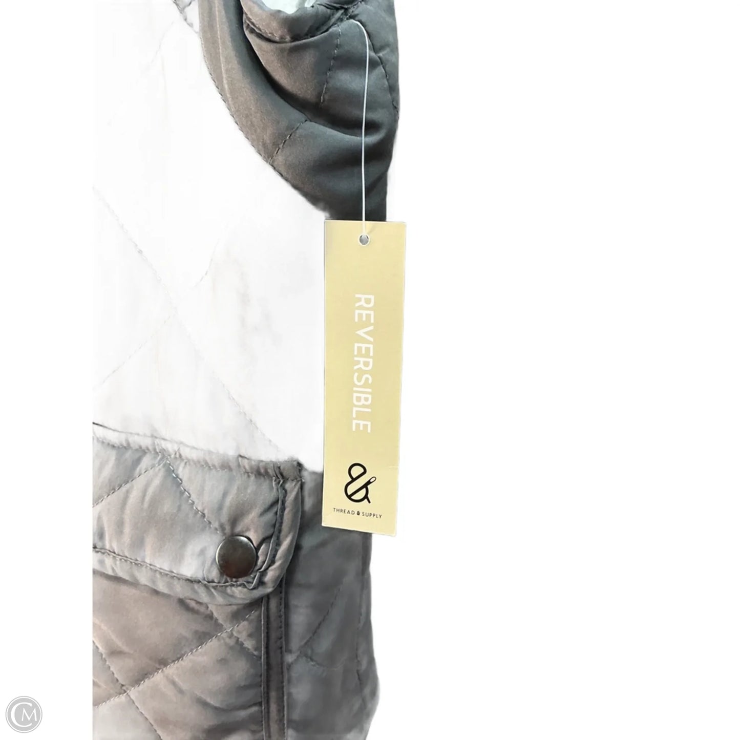 Vest Faux Fur & Sherpa By Thread And Supply In White, Size: S