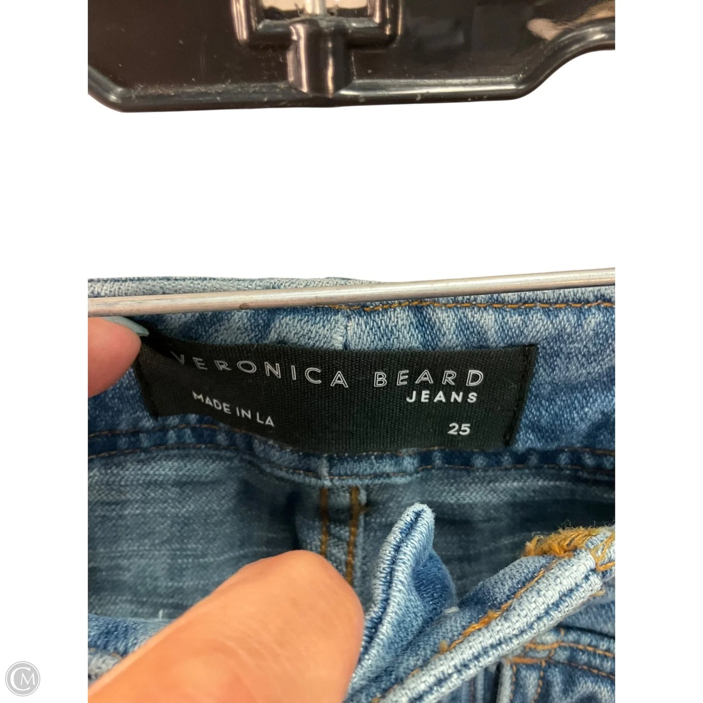Jeans Straight By Veronica Beard In Blue Denim, Size: 2