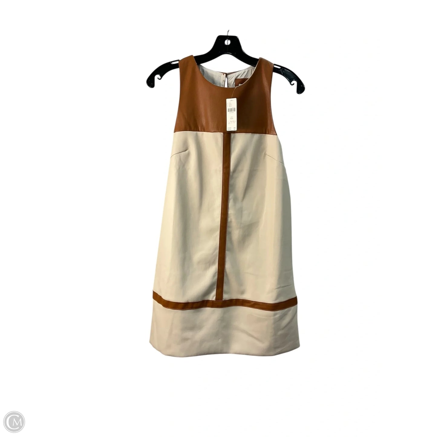 Dress Work By Anthropologie In Brown & Cream, Size: Xxs