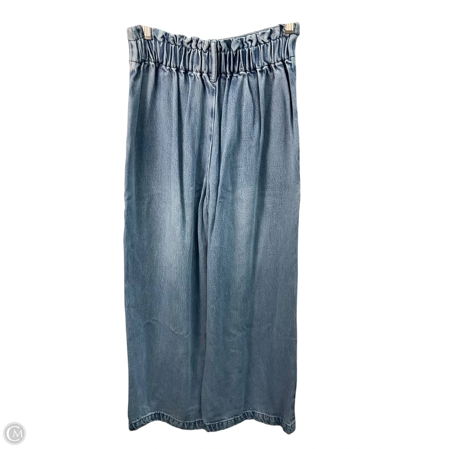 Jeans Wide Leg By Free People In Blue Denim, Size: Xs