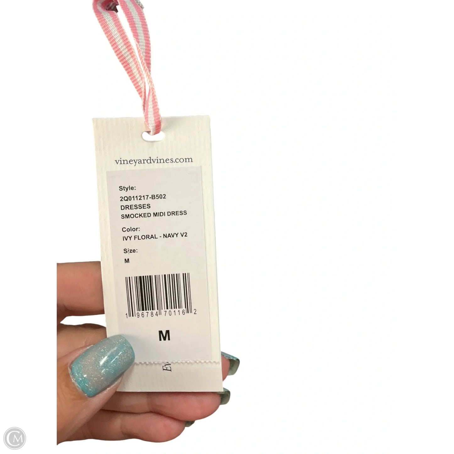 Dress Casual Maxi By Vineyard Vines In Blue, Size: M