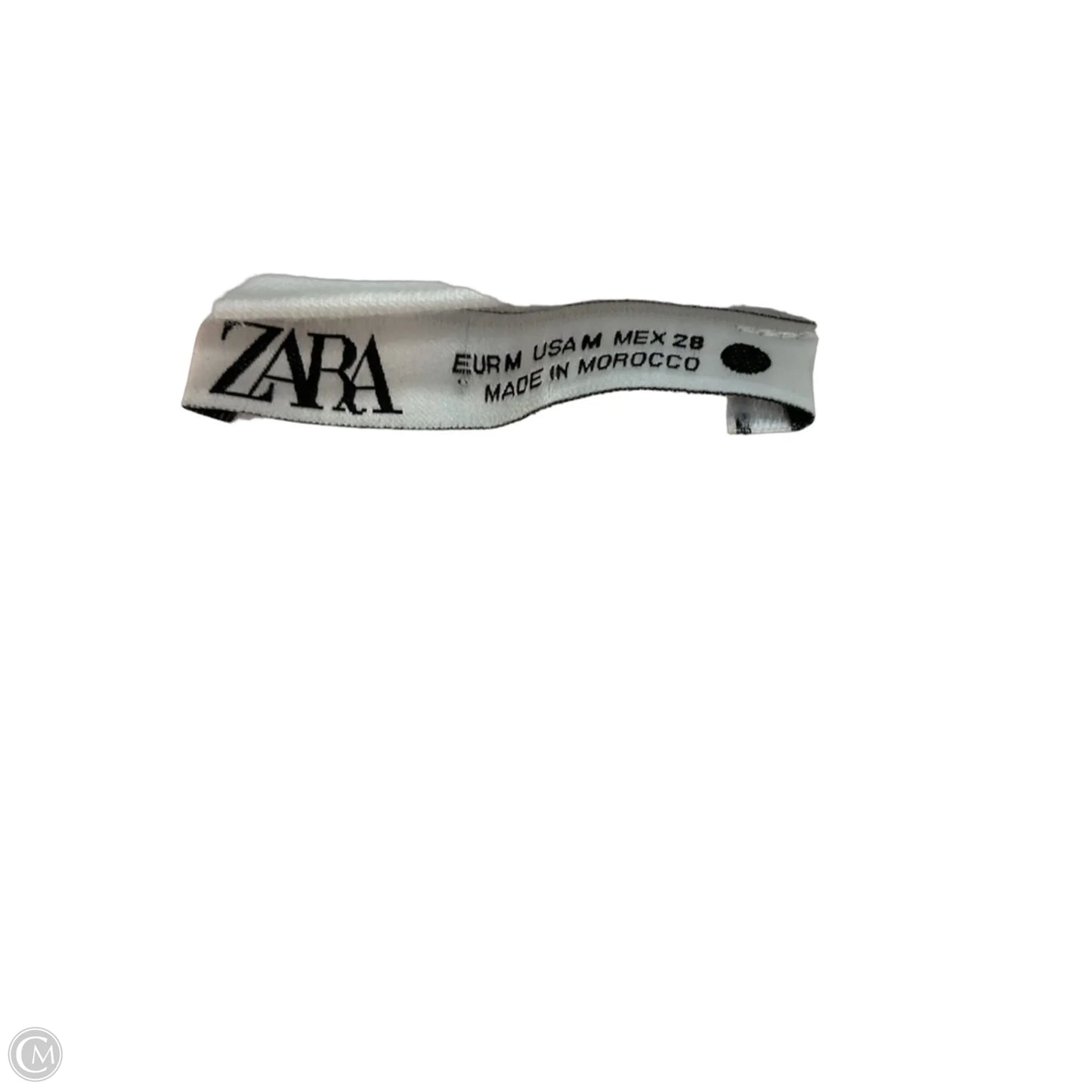 Top Long Sleeve By Zara In White, Size: M