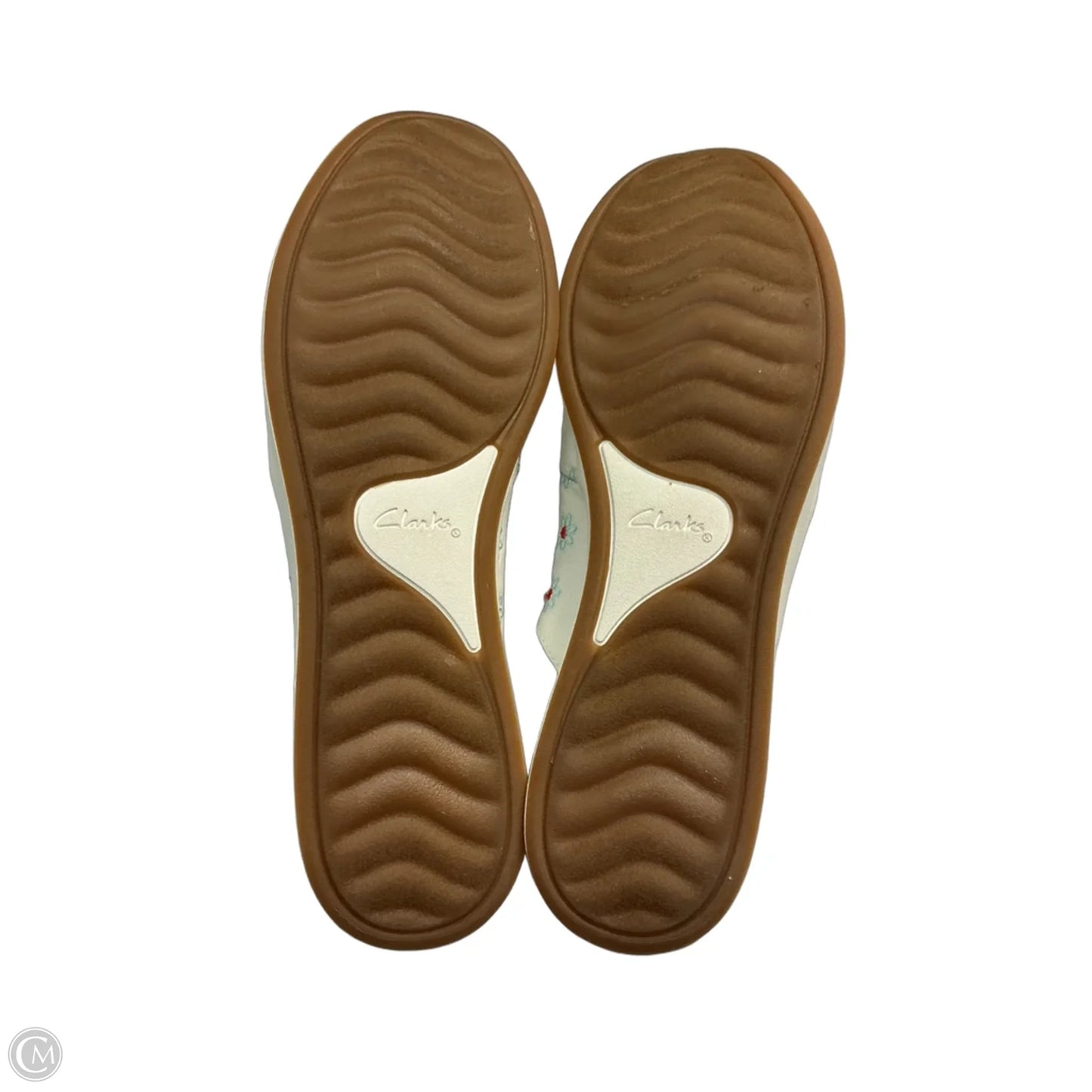 Shoes Flats By Clarks In White, Size: 11