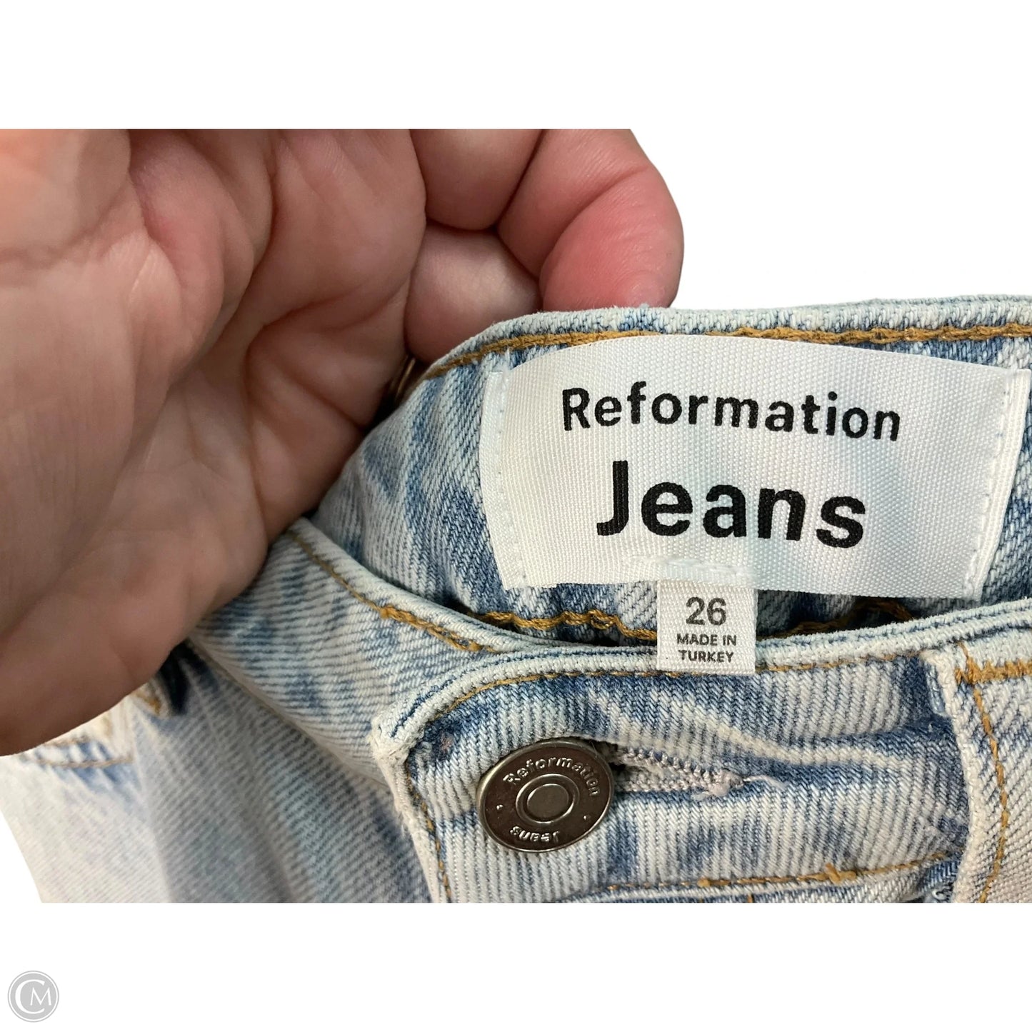 Jeans Straight By Reformation In Blue, Size: 2