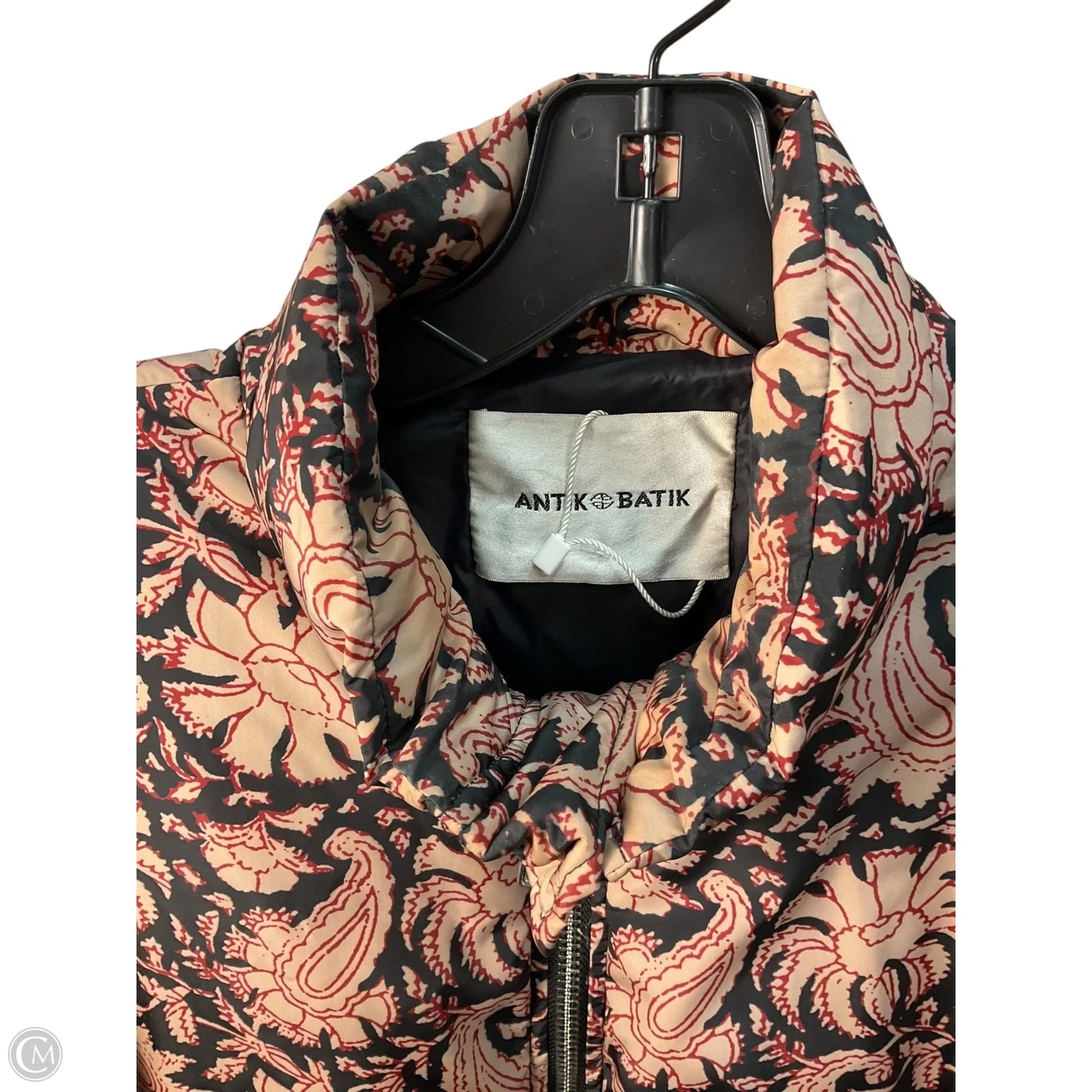 Jacket Puffer & Quilted By Antik Batik In Floral Print, Size: Xl