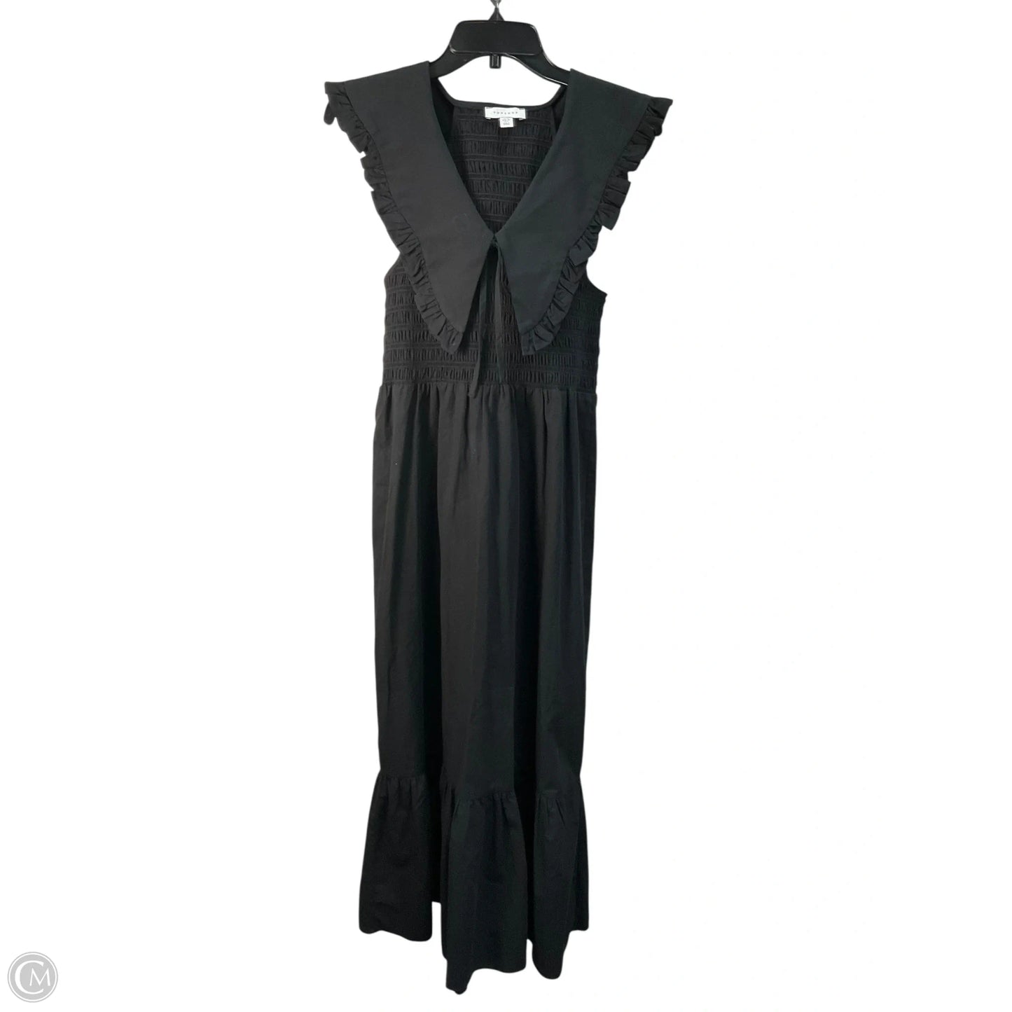 Dress Casual Maxi By Top Shop In Black, Size: M