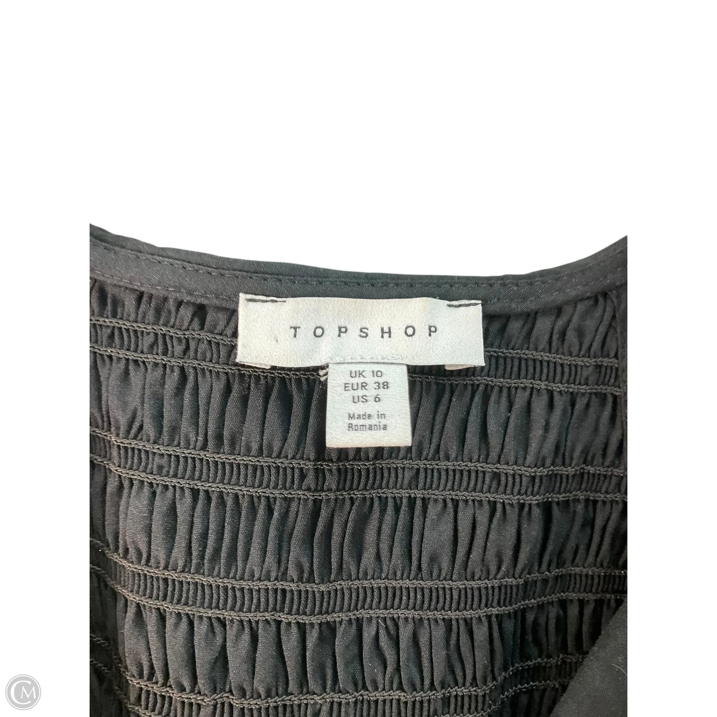 Dress Casual Maxi By Top Shop In Black, Size: M