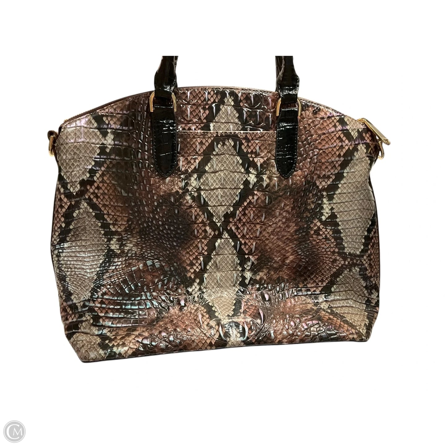 Handbag Designer By Brahmin, Size: Large