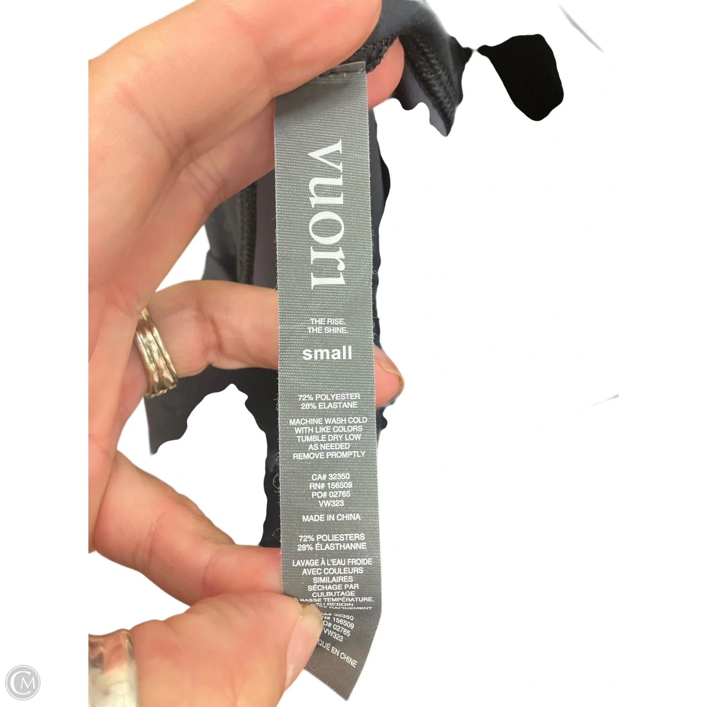 Athletic Leggings By Vuori In Black, Size: S