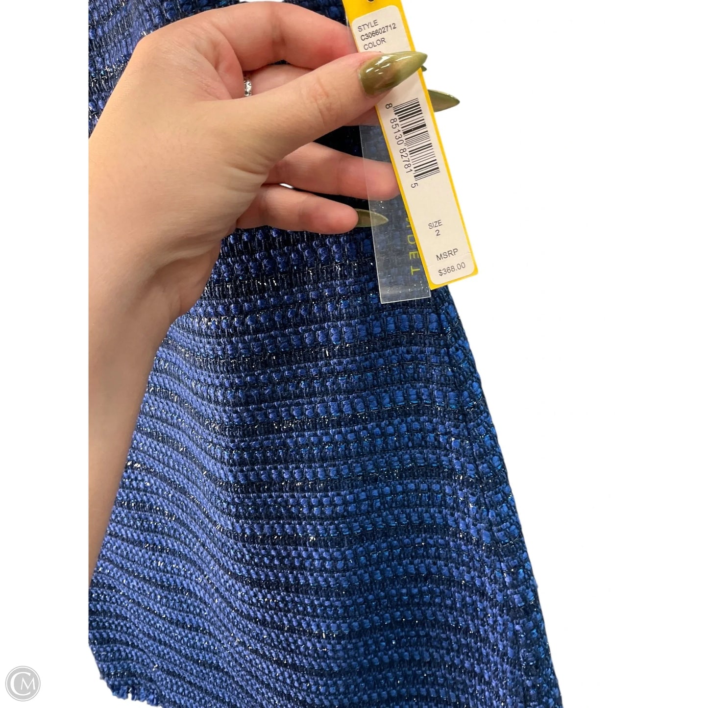 Dress Designer By Alice + Olivia In Blue, Size: Xs