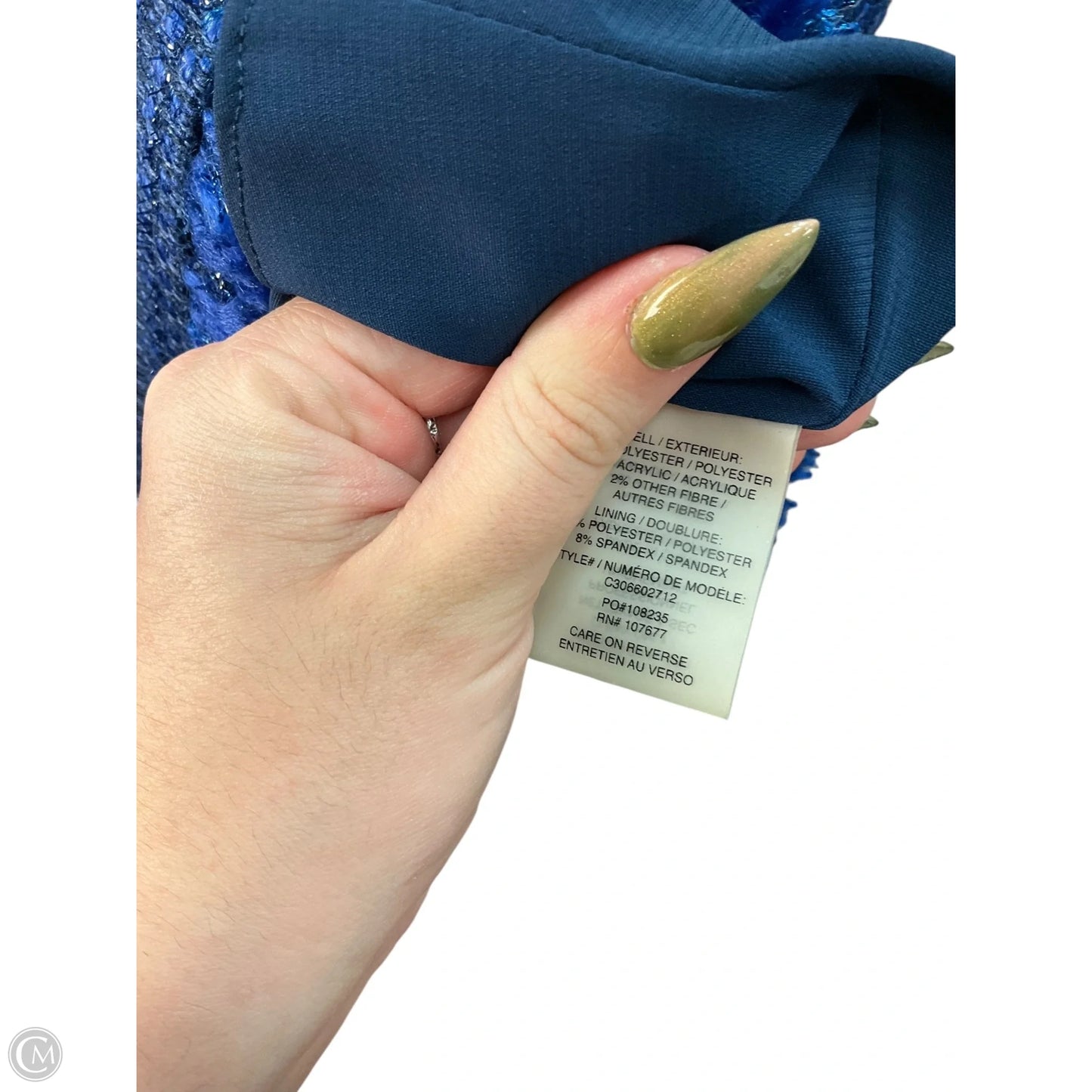 Dress Designer By Alice + Olivia In Blue, Size: Xs
