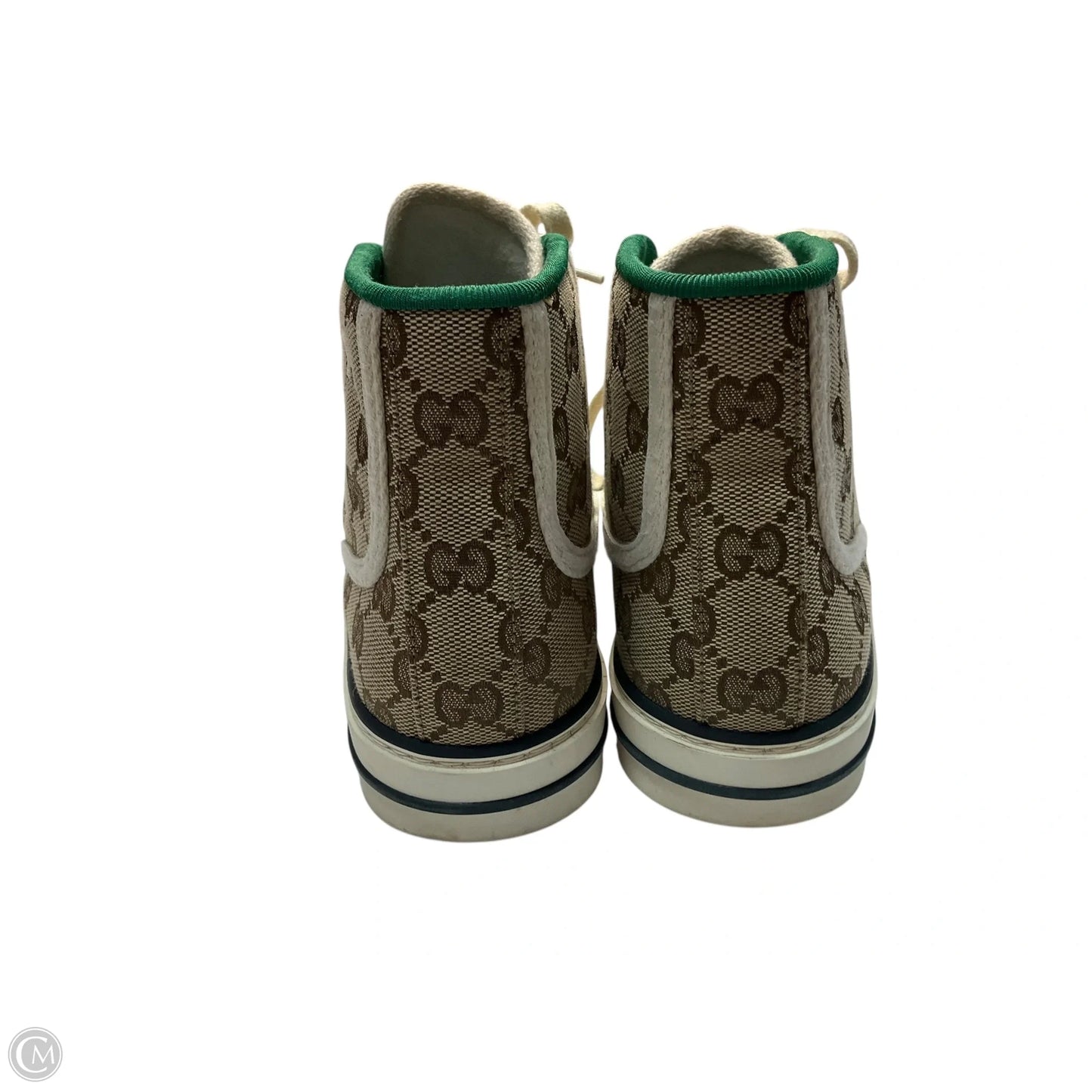 Shoes Luxury Designer By Gucci In Brown, Size: 6