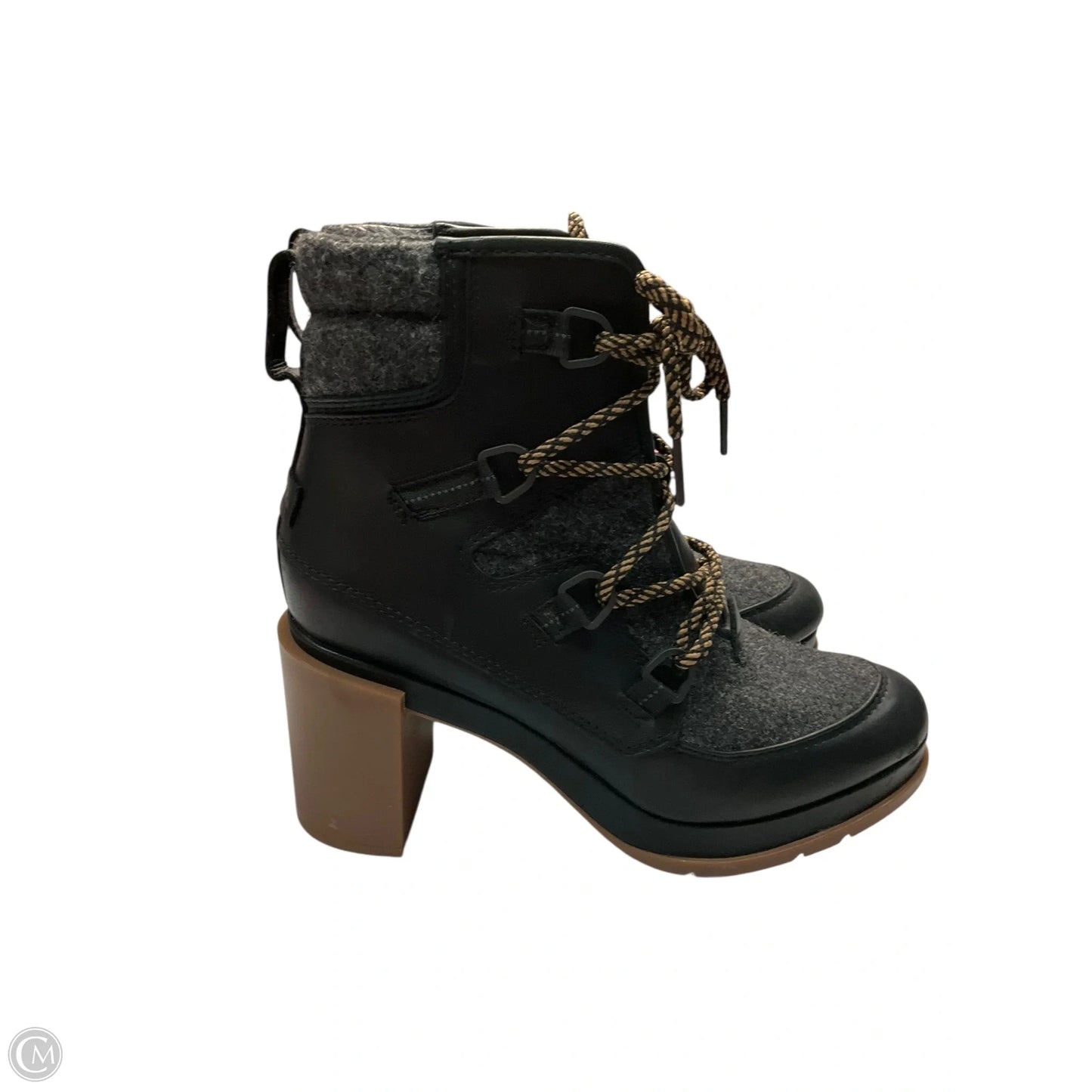 Boots Ankle Heels By Sorel In Grey, Size: 9