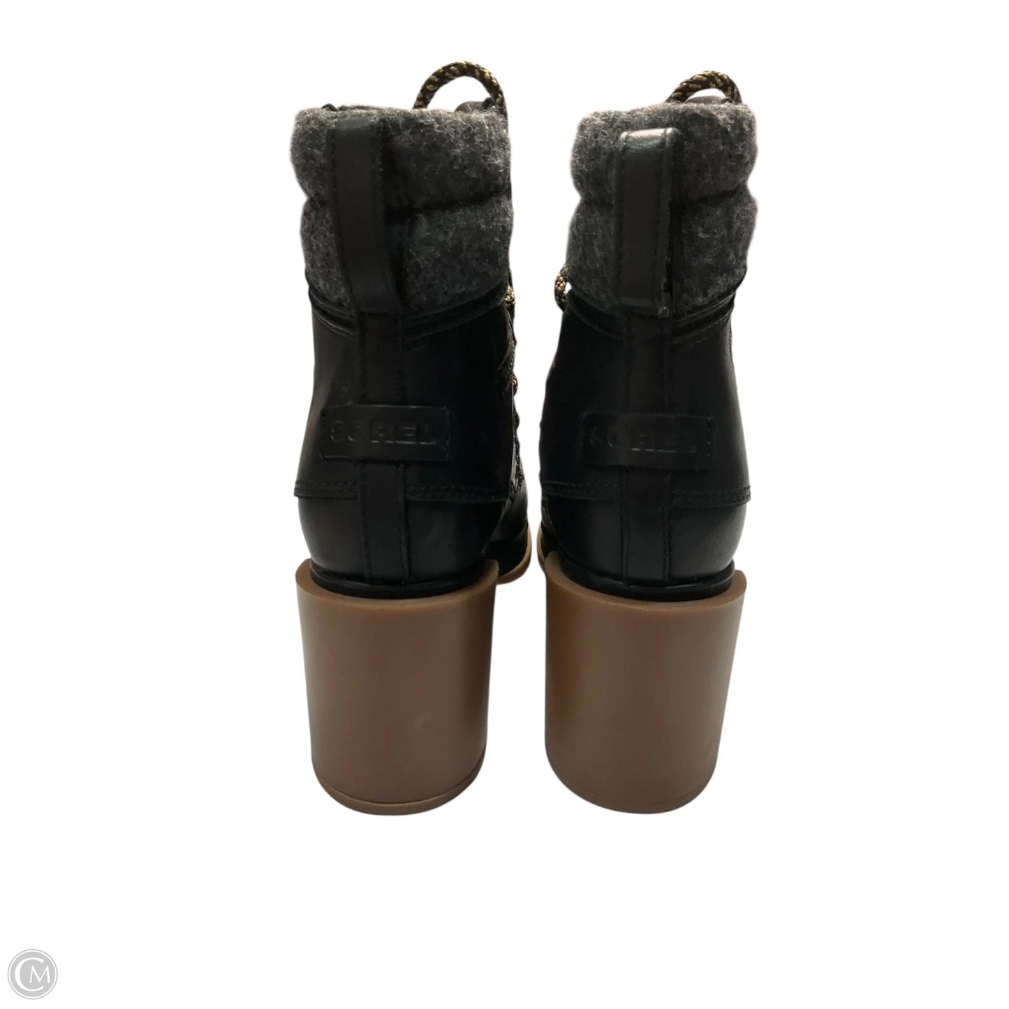 Boots Ankle Heels By Sorel In Grey, Size: 9