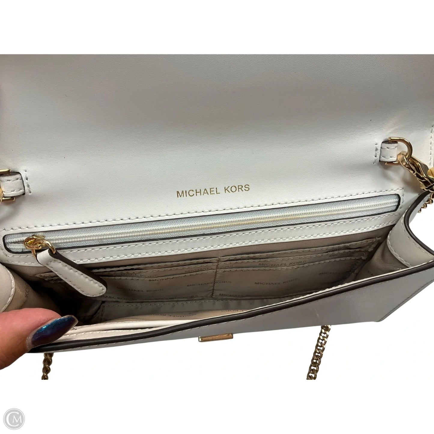 Crossbody Designer By Michael Kors, Size: Medium