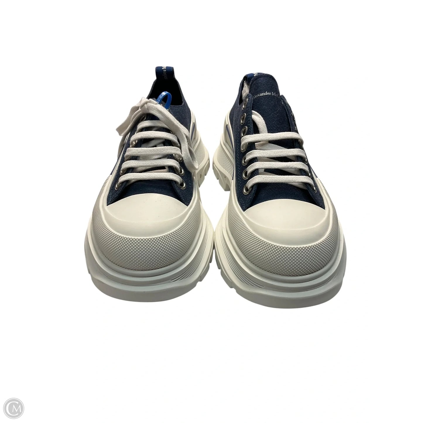Shoes Luxury Designer By Alexander Mcqueen In Blue, Size: 11