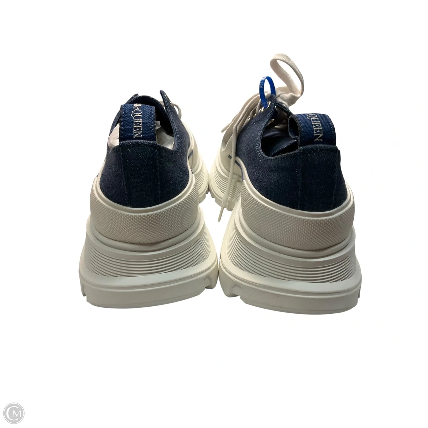Shoes Luxury Designer By Alexander Mcqueen In Blue, Size: 11