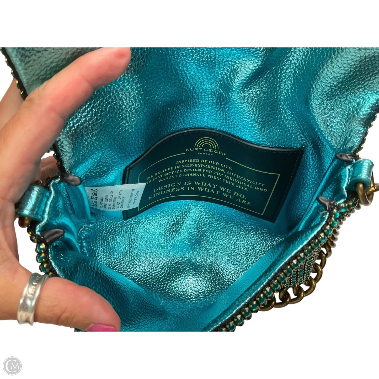 Handbag Designer By Kurt Geiger, Size: Medium