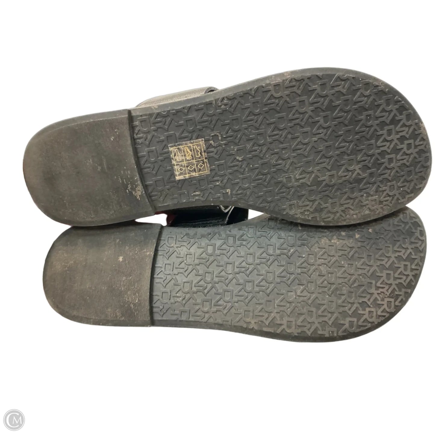 Sandals Flats By Dkny In Black, Size: 6