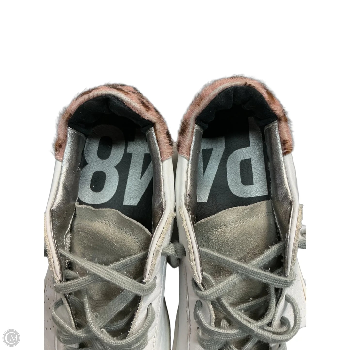 Shoes Sneakers By P448 In Grey & White, Size: 10
