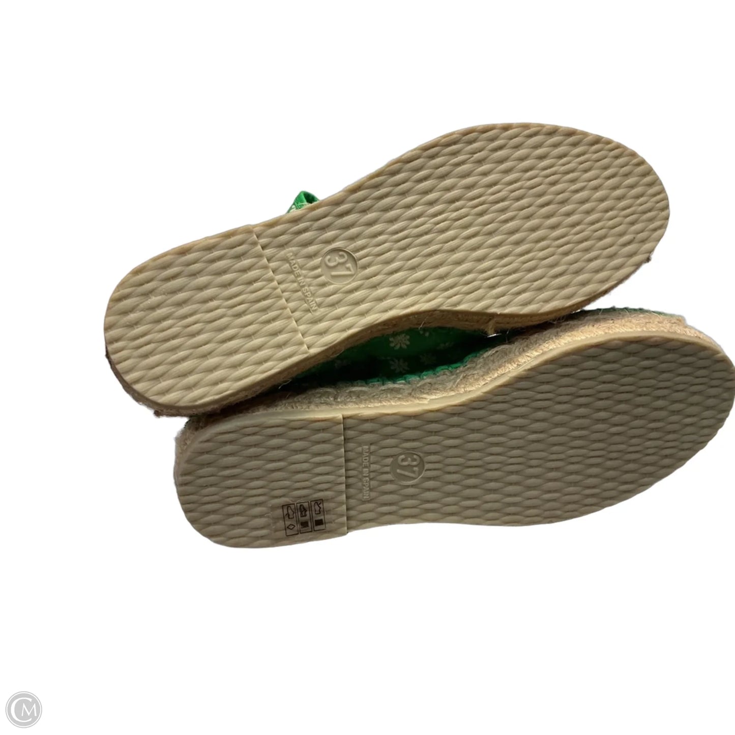 Shoes Heels Platform By Free People In Green & Tan, Size: