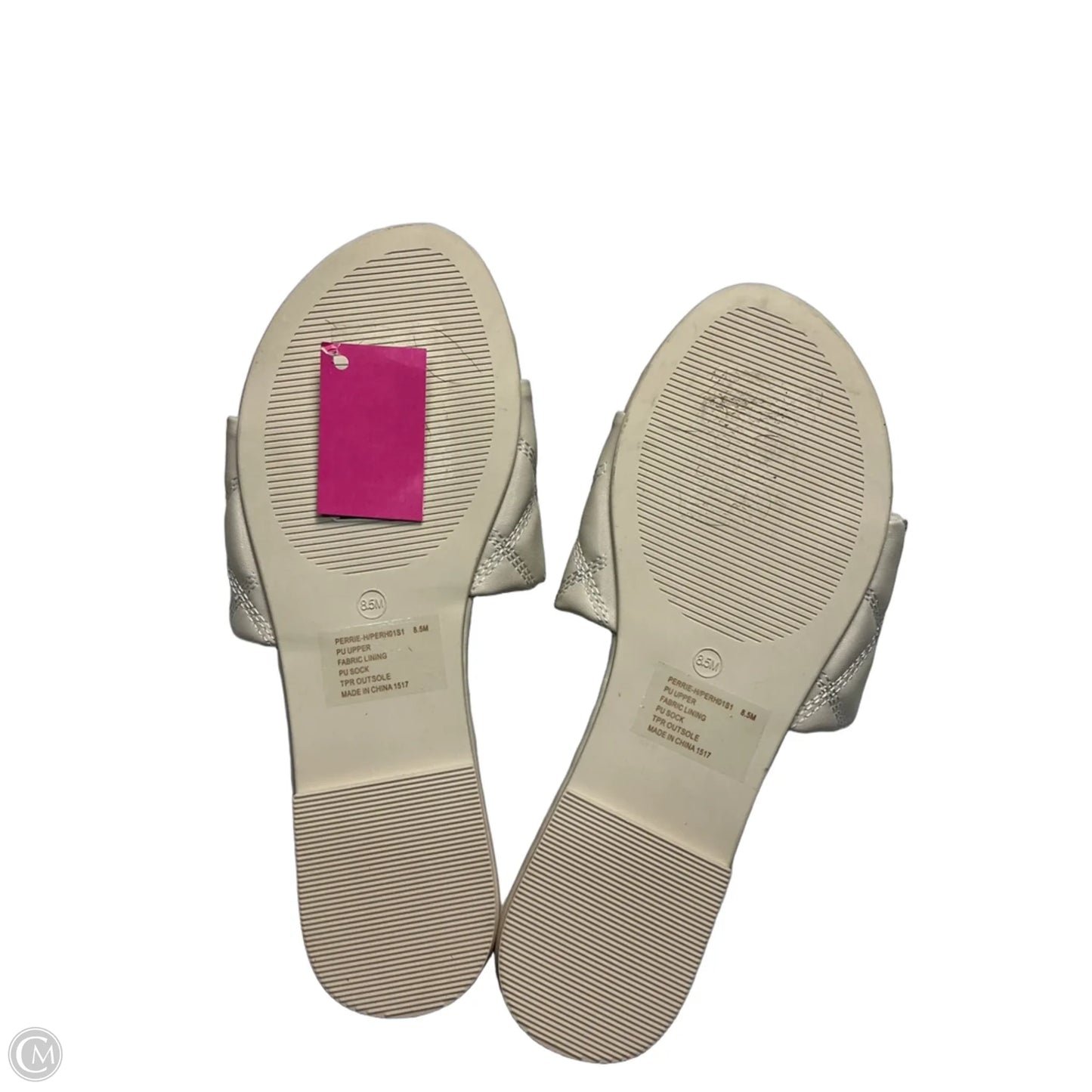 Sandals Flats By Steve Madden In Cream, Size: 8.5